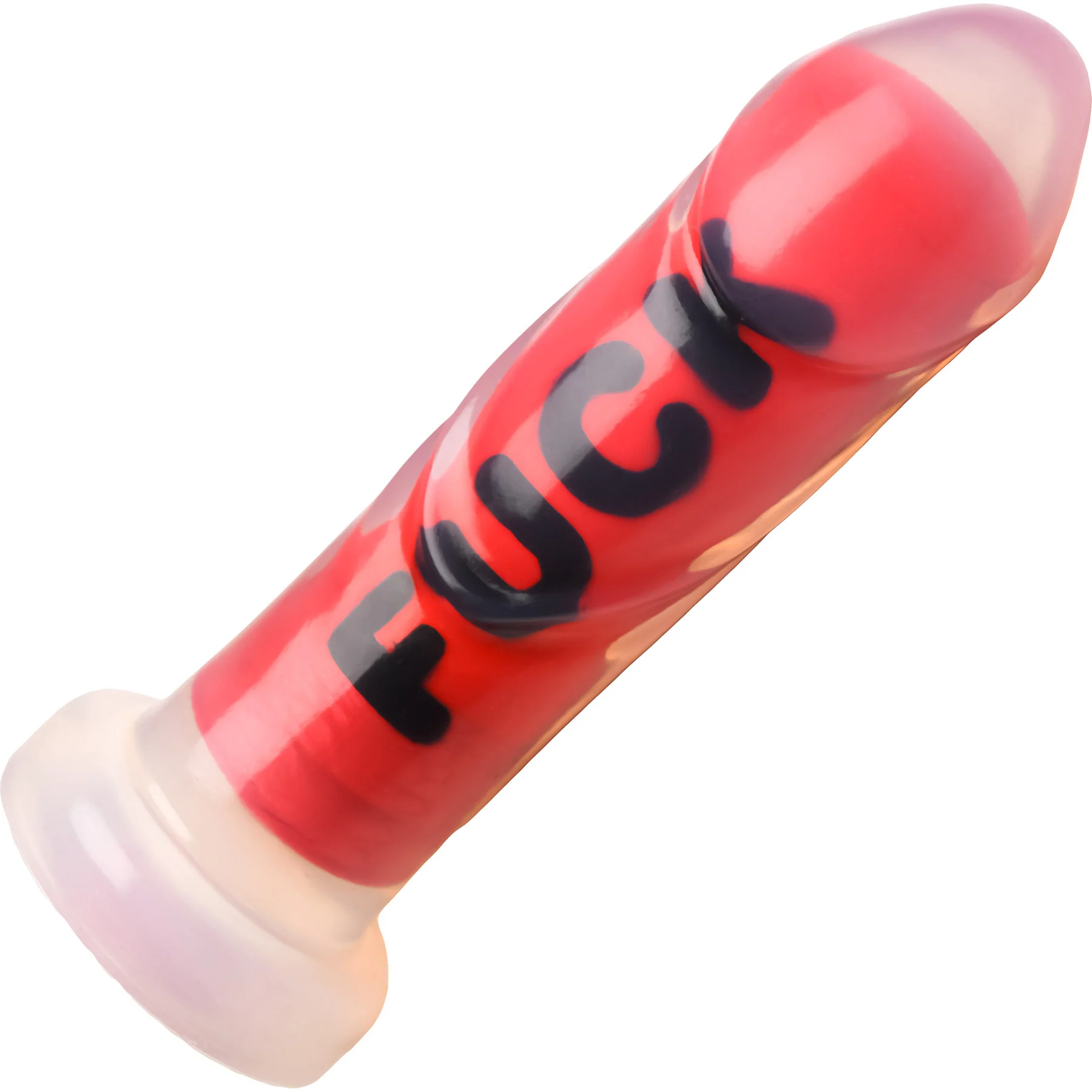Master Series Explicit Text Silicone Dildo - Image 9
