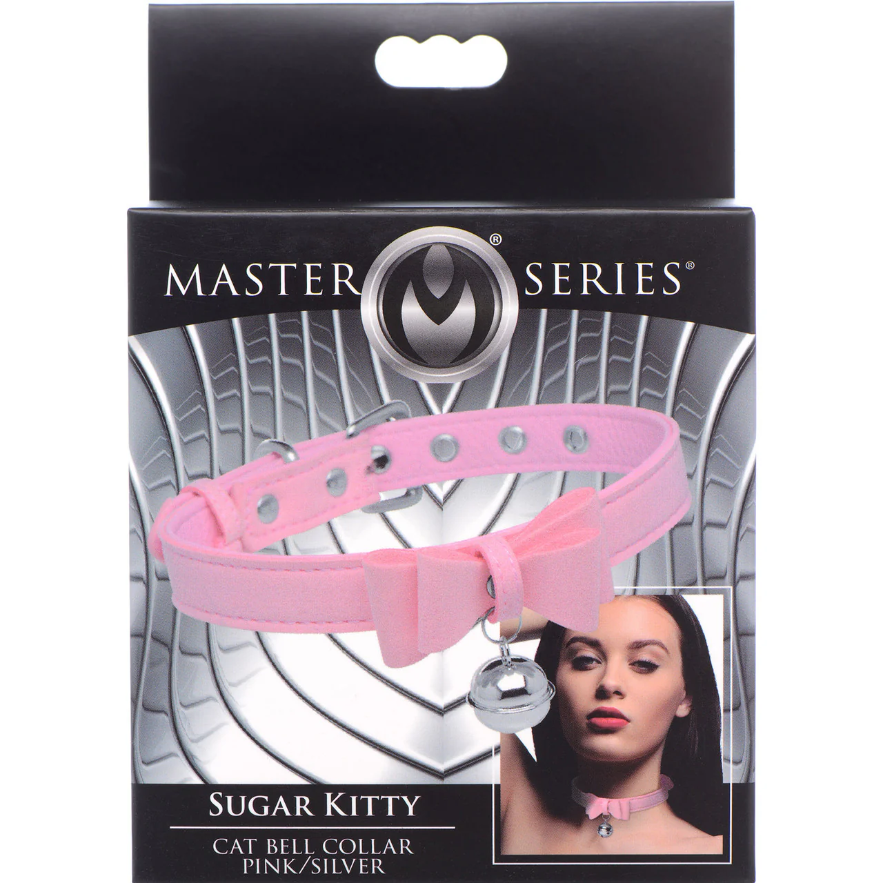 Master Series Sugar Kitty Cat Bell Collar - Pink & Silver - Image 11