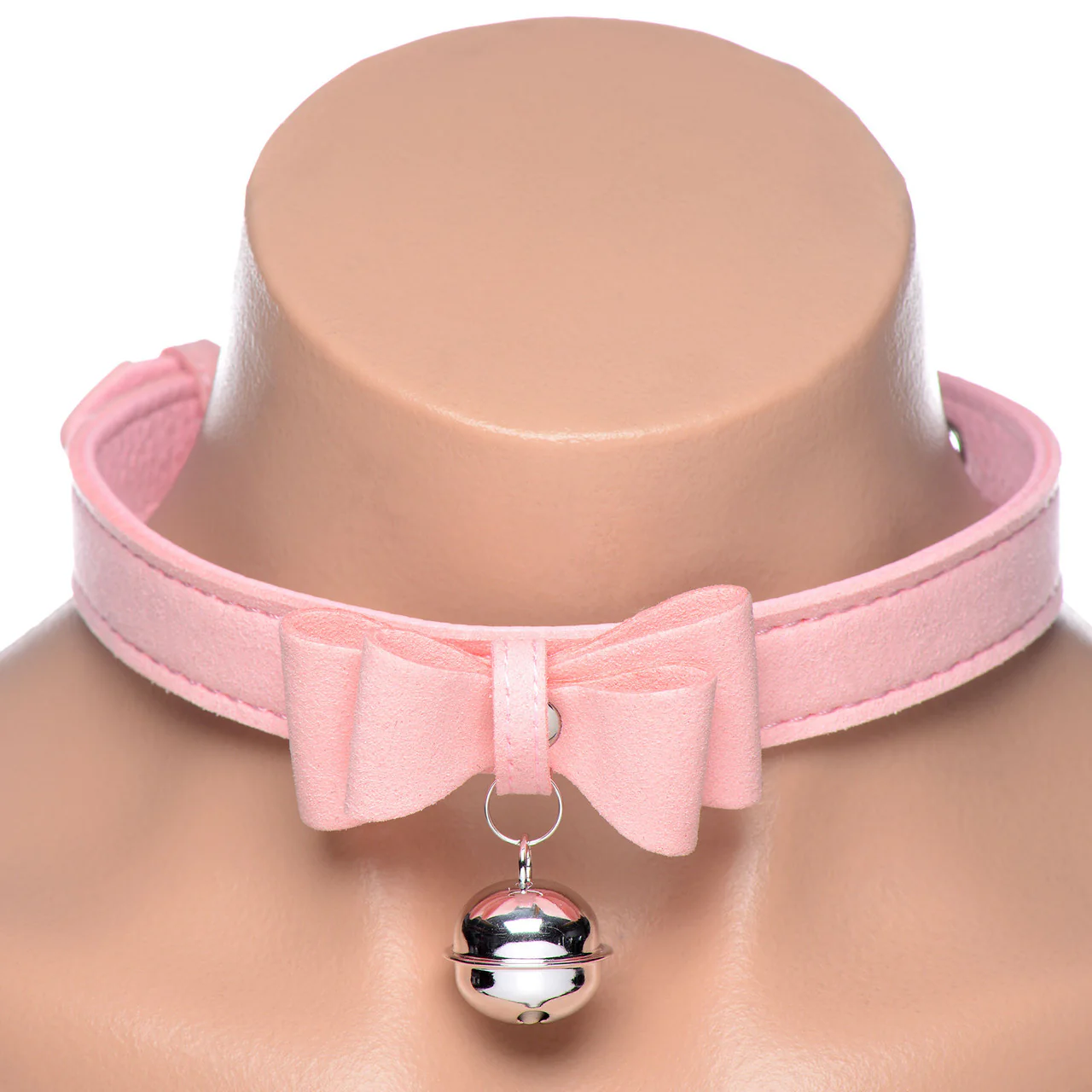 Master Series Sugar Kitty Cat Bell Collar - Pink & Silver - Image 4