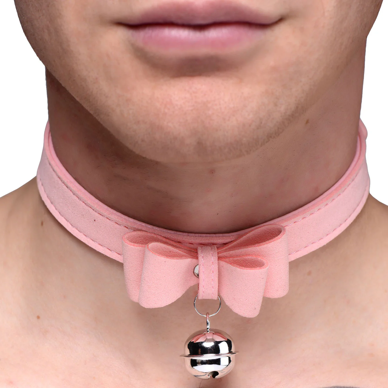 Master Series Sugar Kitty Cat Bell Collar - Pink & Silver - Image 9