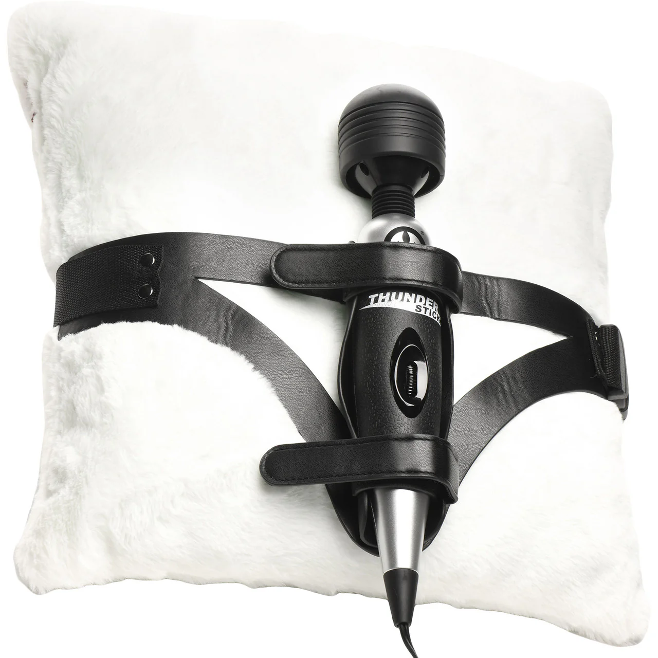 Master Series Thunder Strap Wand Thigh Harness With O-Ring - Image 17