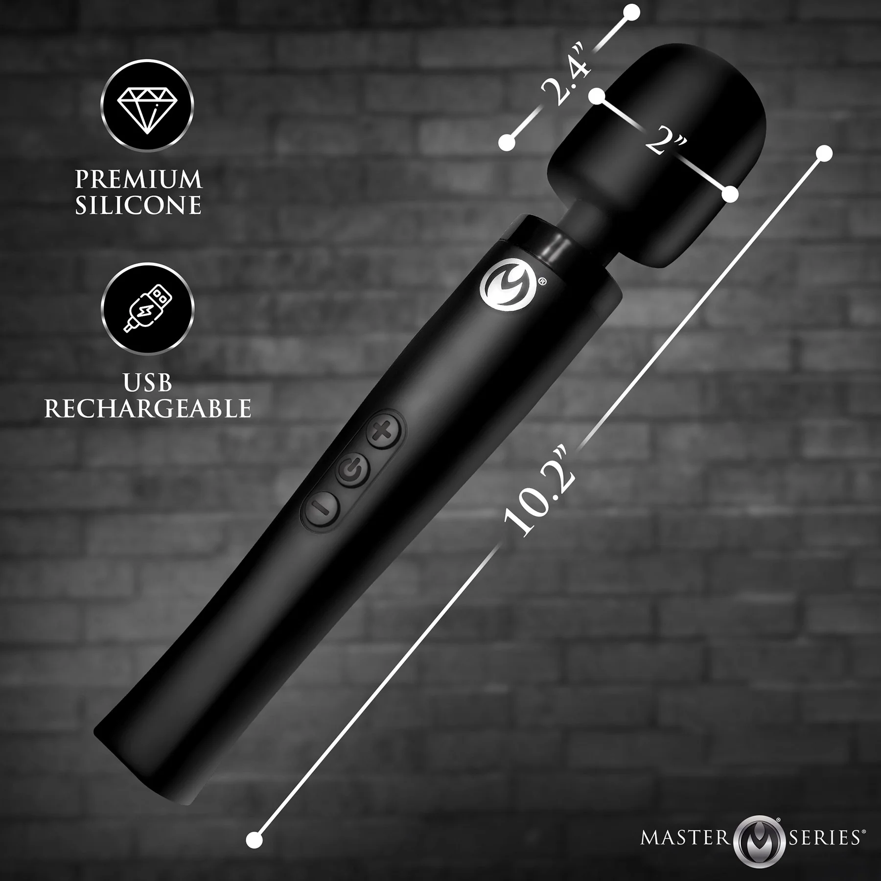 Master Series Thunderstick Pro Slim Wand Massager - Image 8