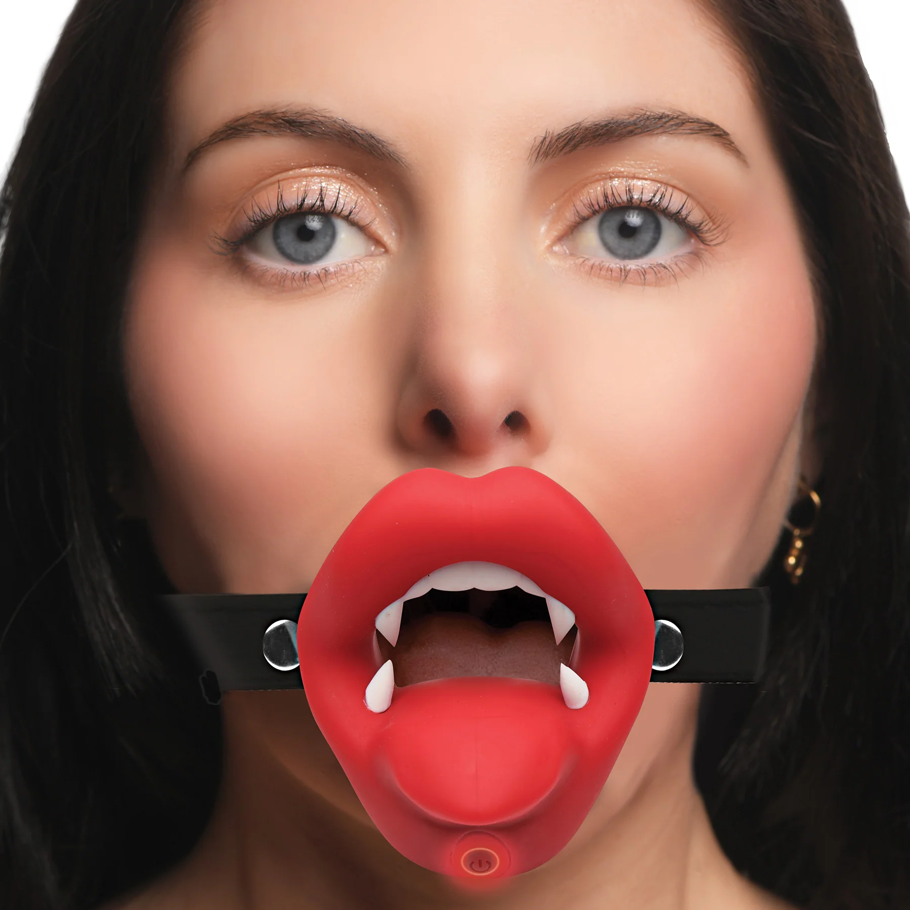Master Series Vampire Vibrating Silicone Mouth Gag - Image 5