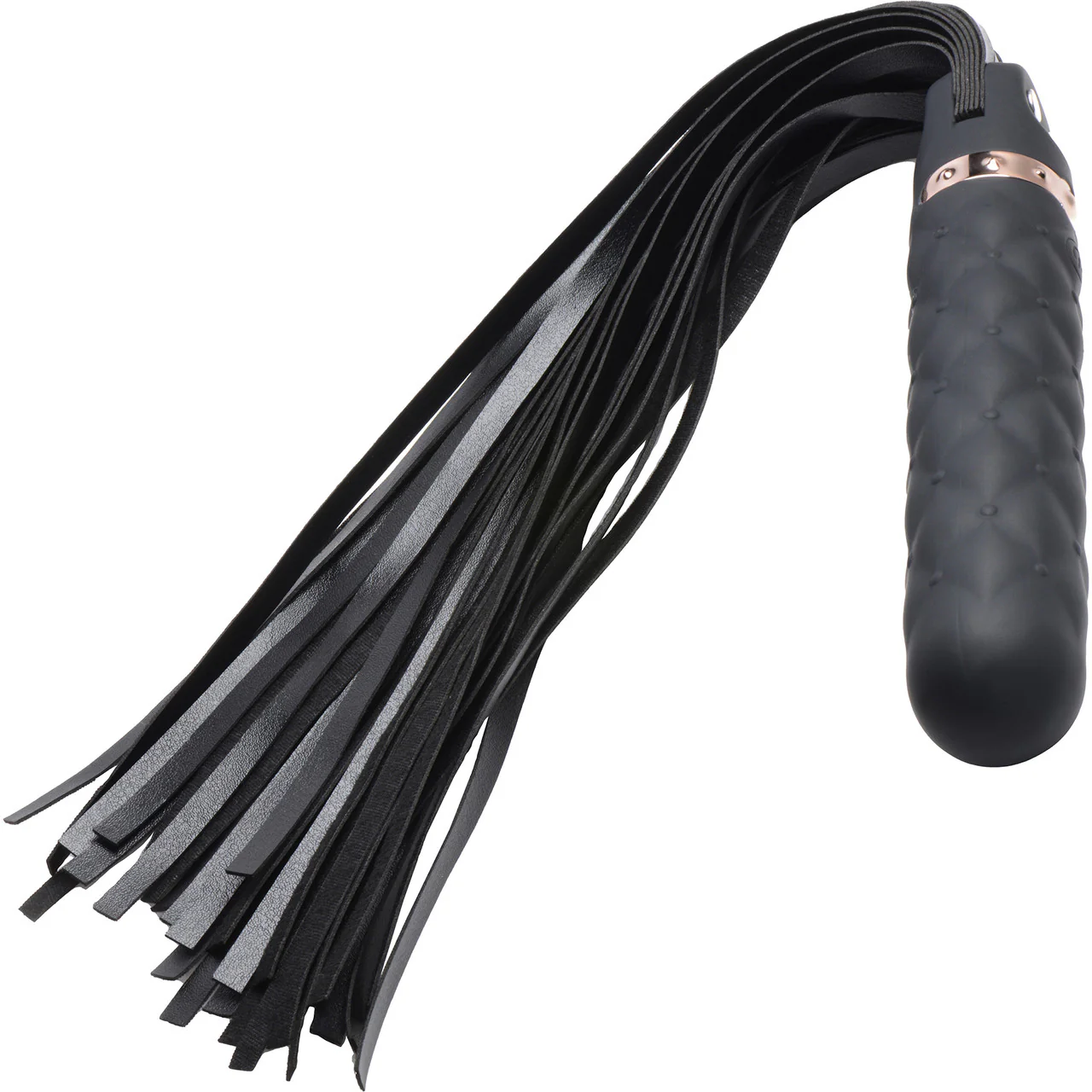 Master Series Vibra-Lasher 9X Rechargeable Silicone Waterproof Vibrator & Flogger - Image 3