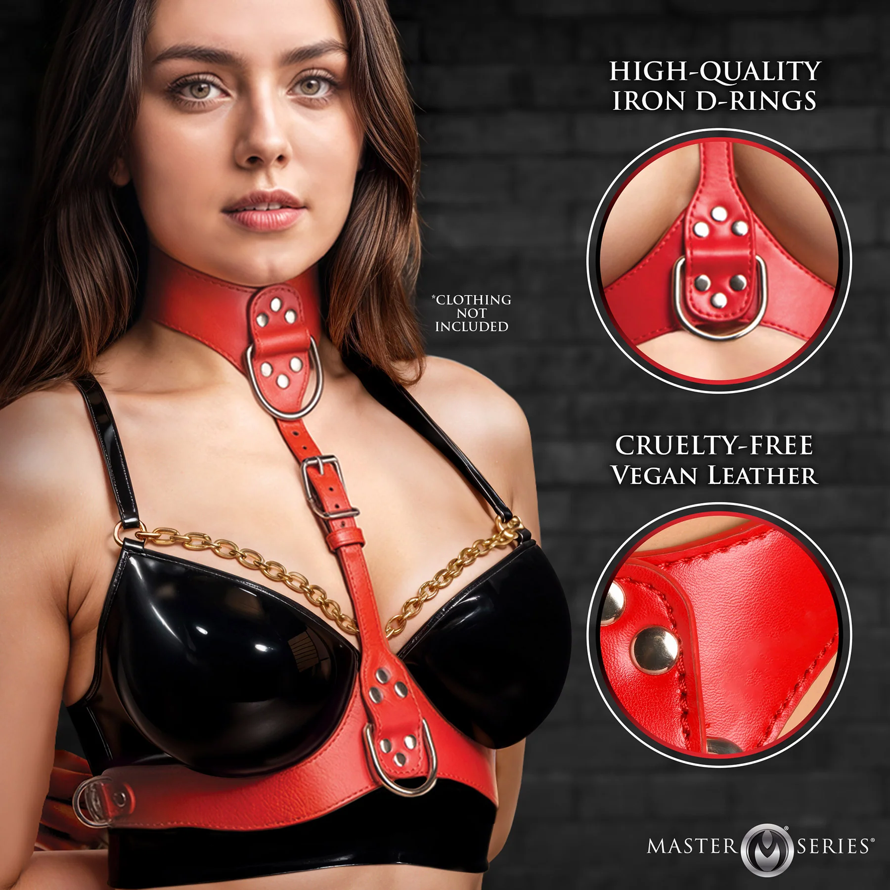 Master Series Vixen Breast Enhancing Harness - Image 17