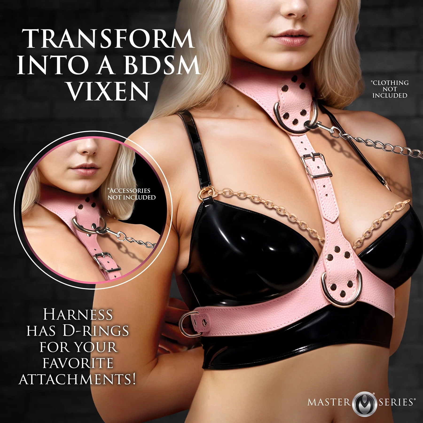 Master Series Vixen Breast Enhancing Harness - Image 9