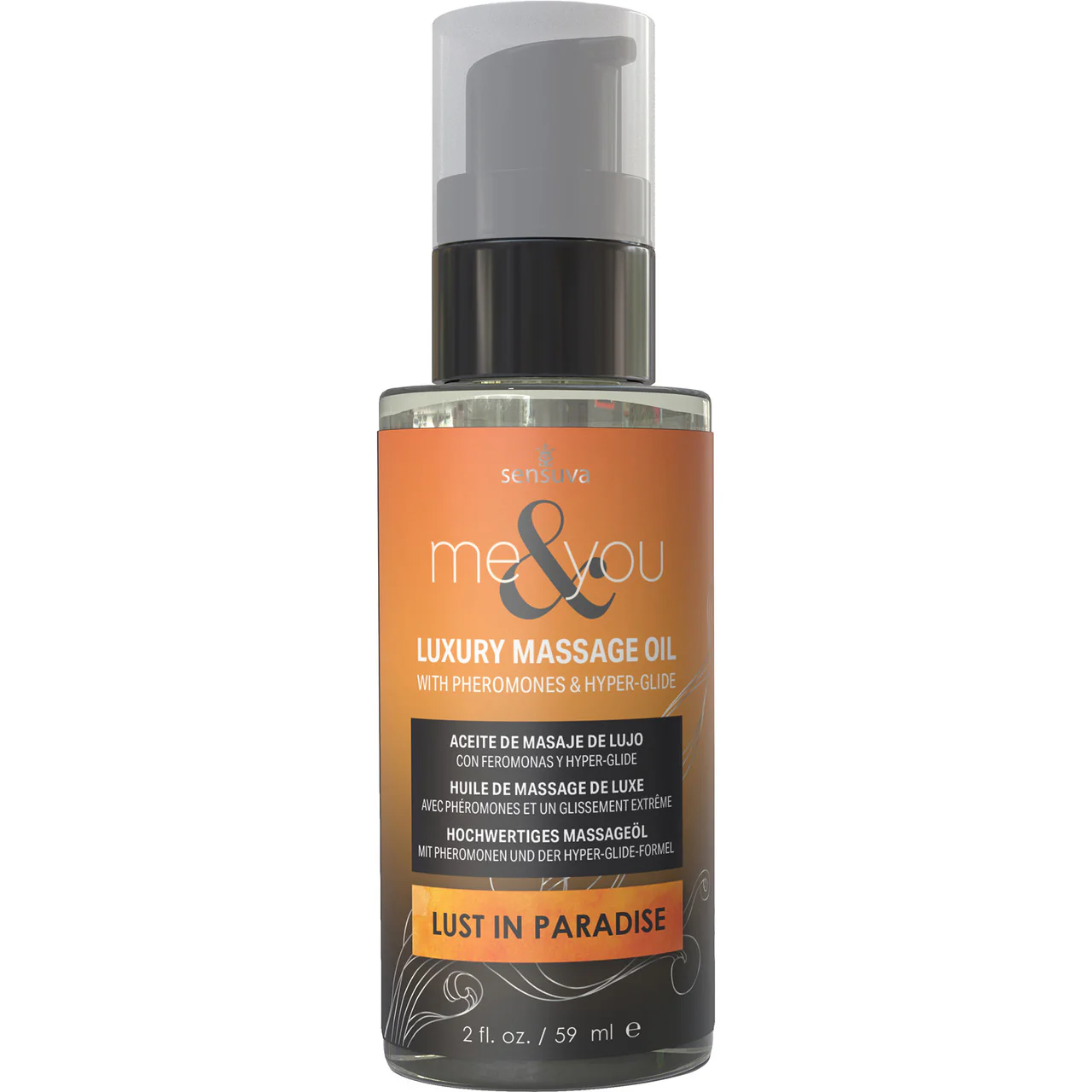 Me & You Luxury Massage Oil With Pheromones & Hyper-Glide By Sensuva 2 fl oz - Lust In Paradise