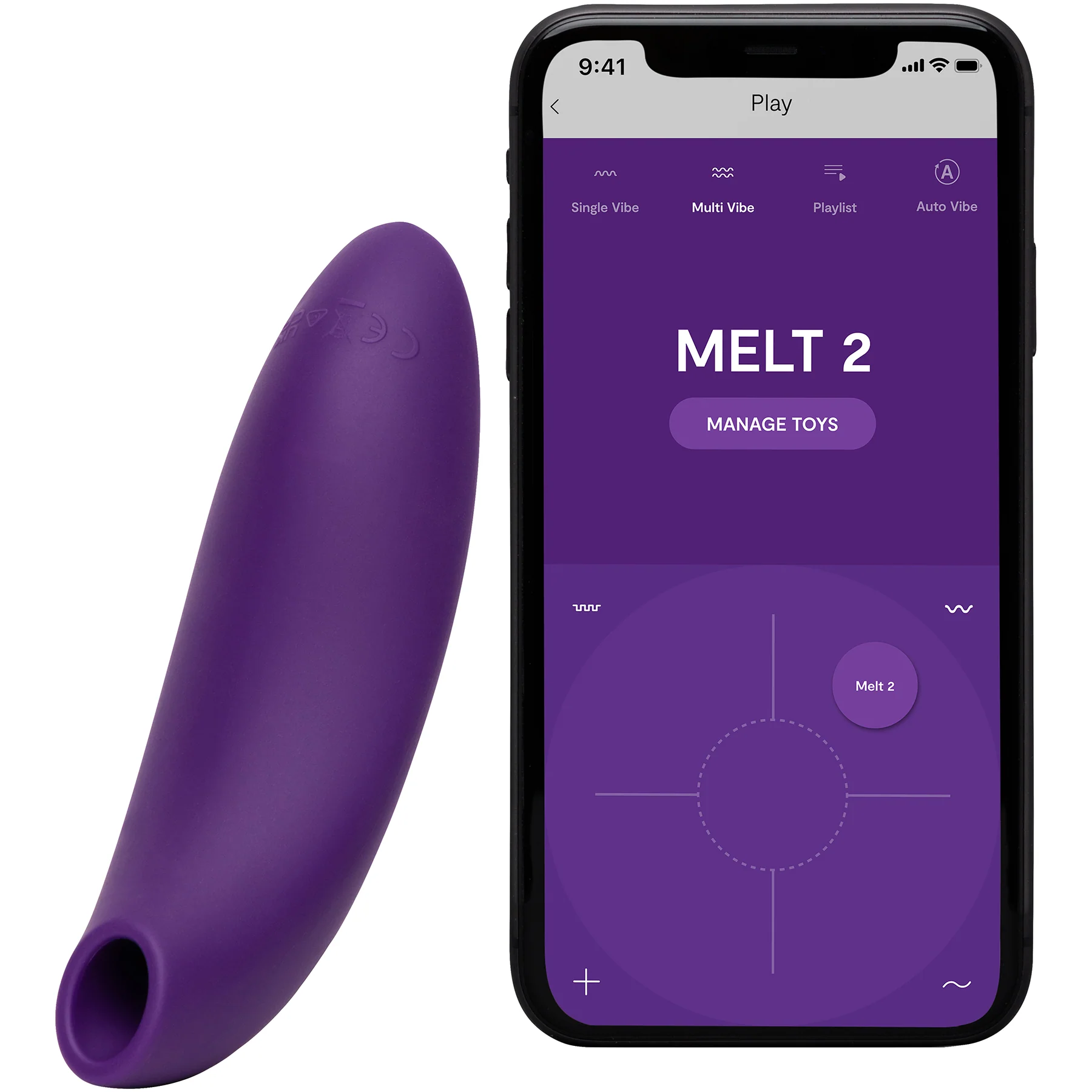 Melt 2 By We-Vibe Waterproof Rechargeable Pleasure Air™ Clitoral Stimulator - Image 25