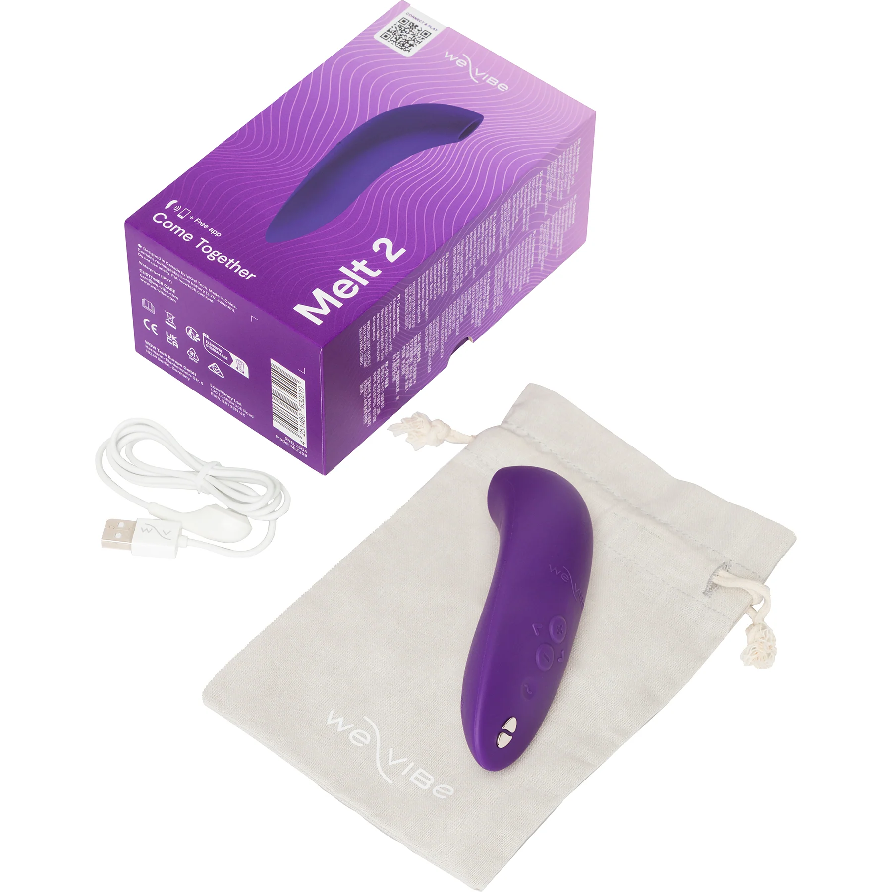 Melt 2 By We-Vibe Waterproof Rechargeable Pleasure Air™ Clitoral Stimulator - Image 26