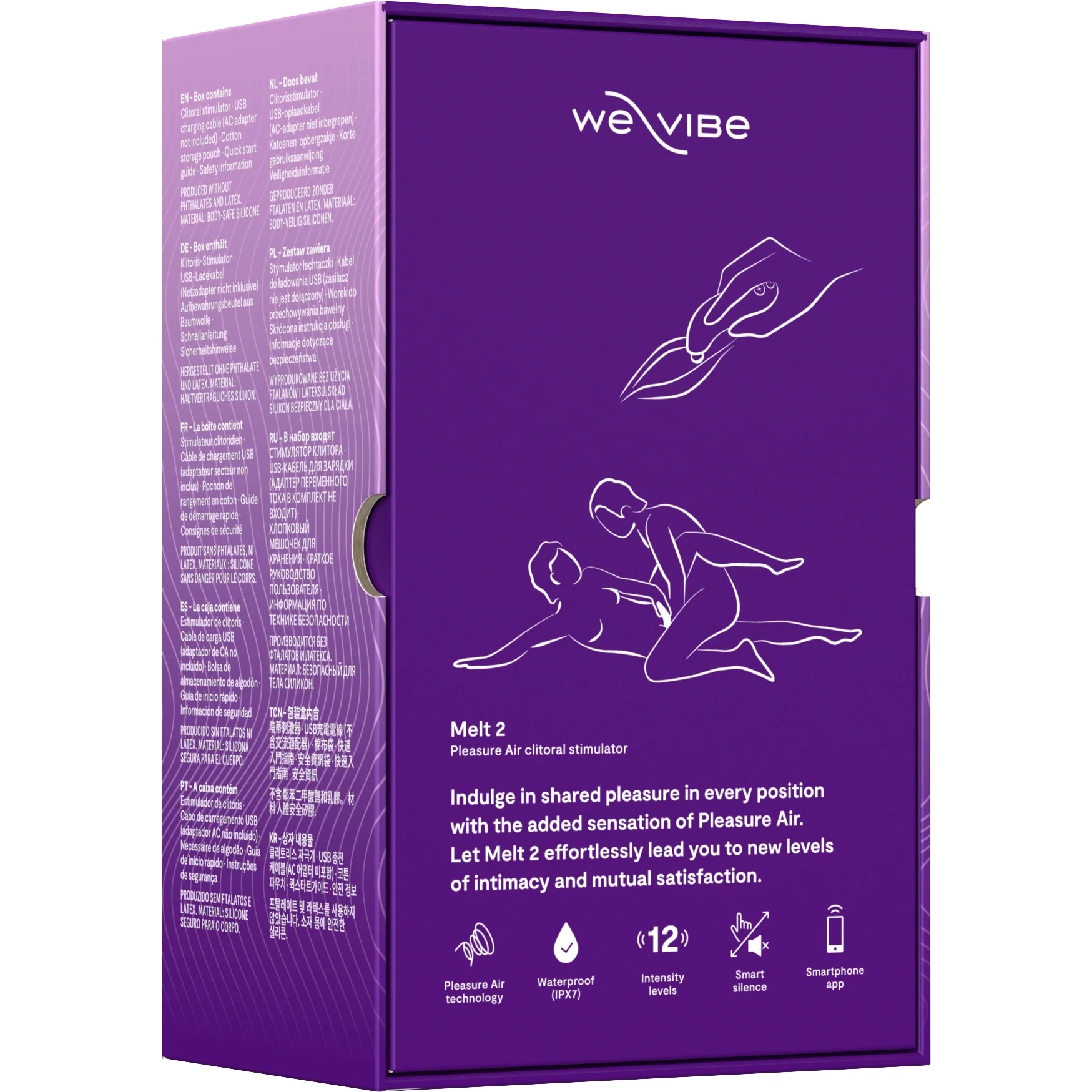 Melt 2 By We-Vibe Waterproof Rechargeable Pleasure Air™ Clitoral Stimulator - Image 29