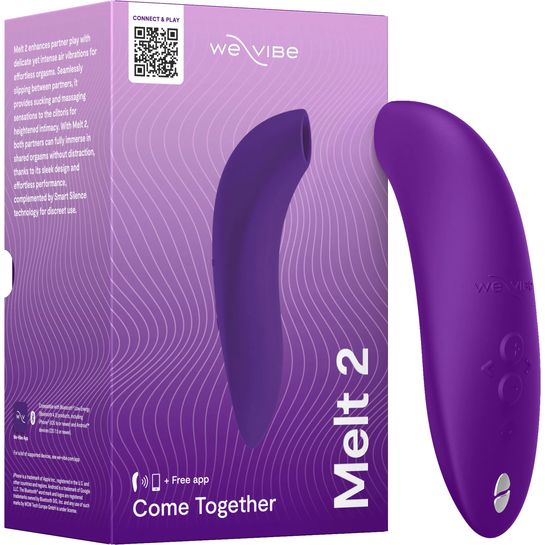 Melt 2 By We-Vibe Waterproof Rechargeable Pleasure Air™ Clitoral Stimulator - Image 30