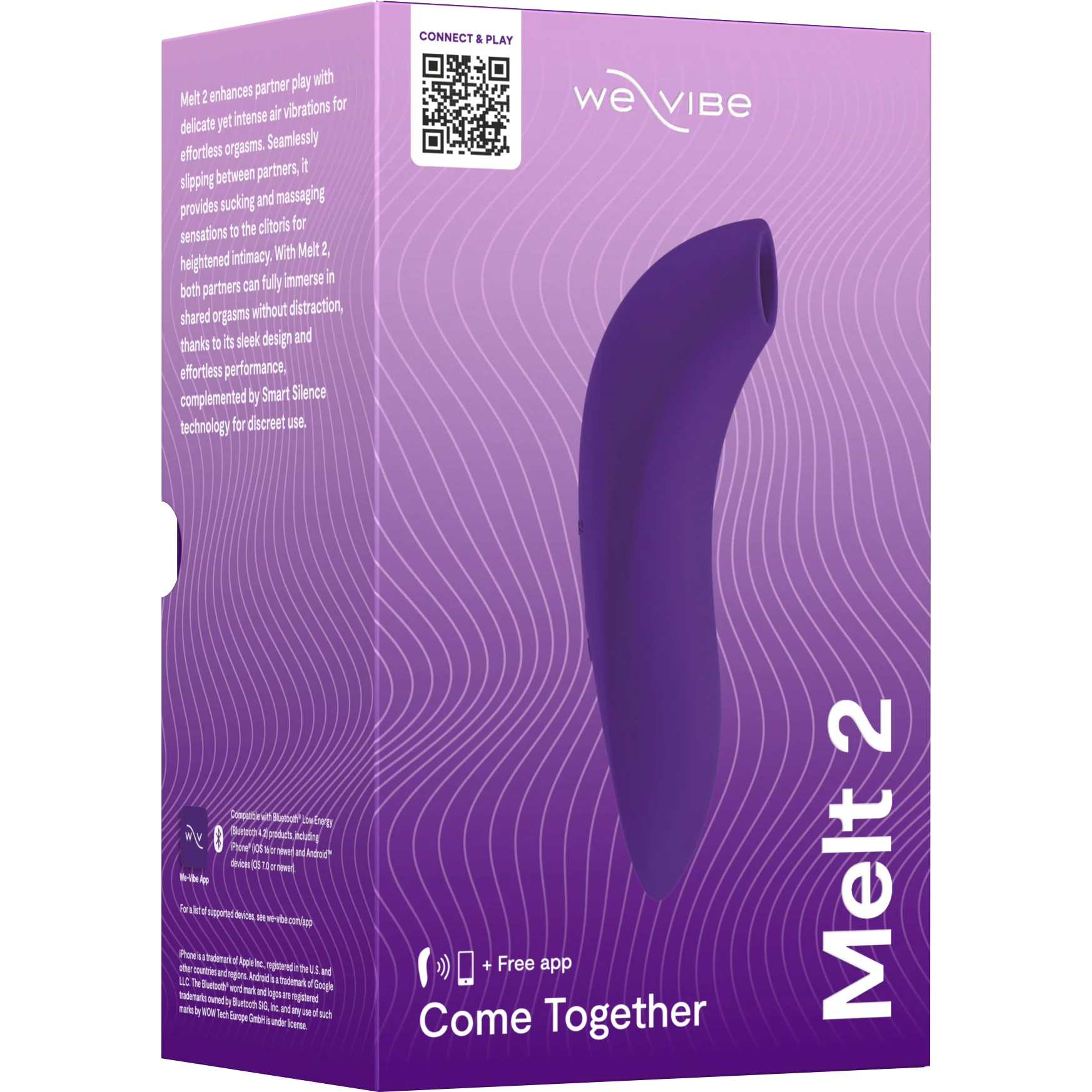 Melt 2 By We-Vibe Waterproof Rechargeable Pleasure Air™ Clitoral Stimulator - Image 31