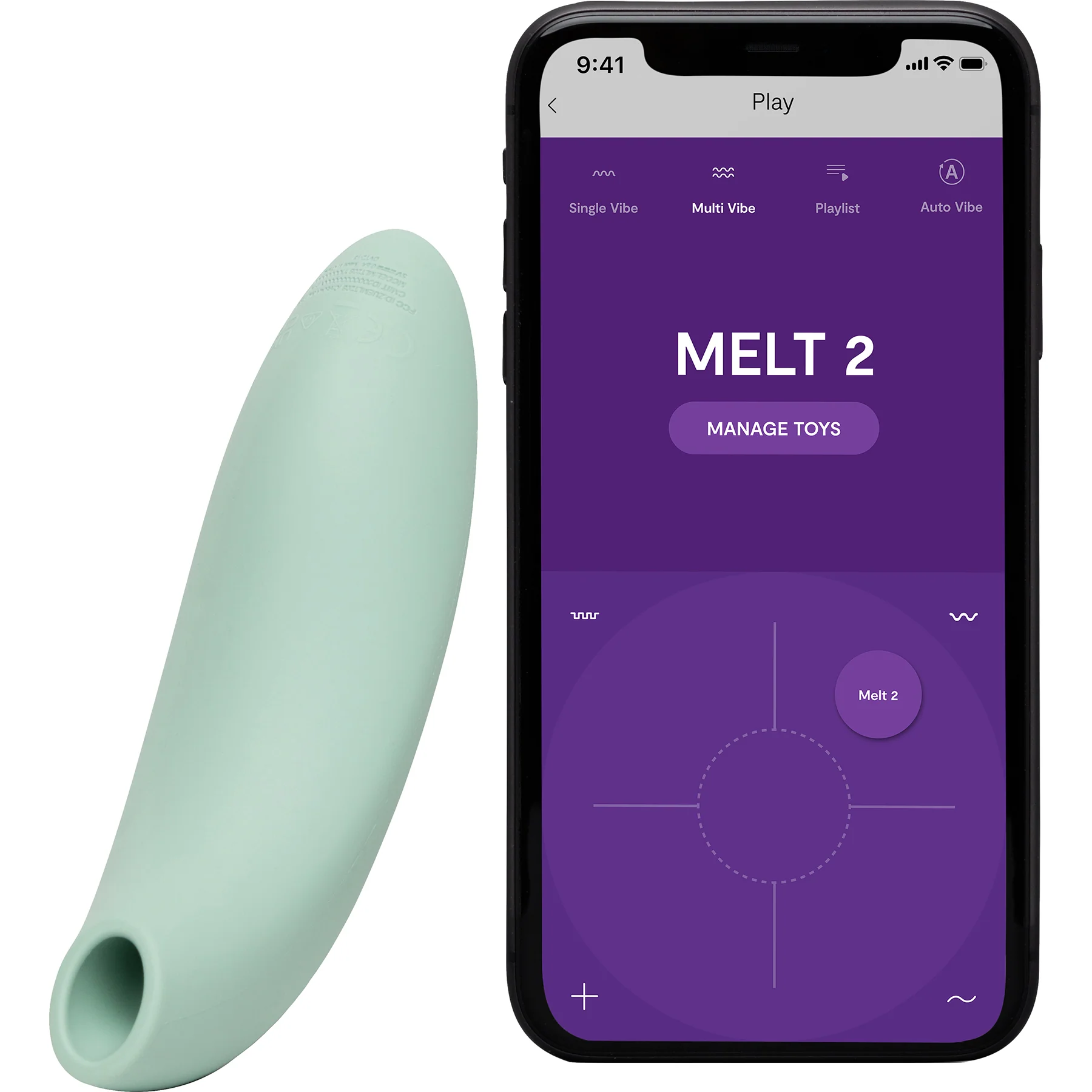 Melt 2 By We-Vibe Waterproof Rechargeable Pleasure Air™ Clitoral Stimulator - Image 56