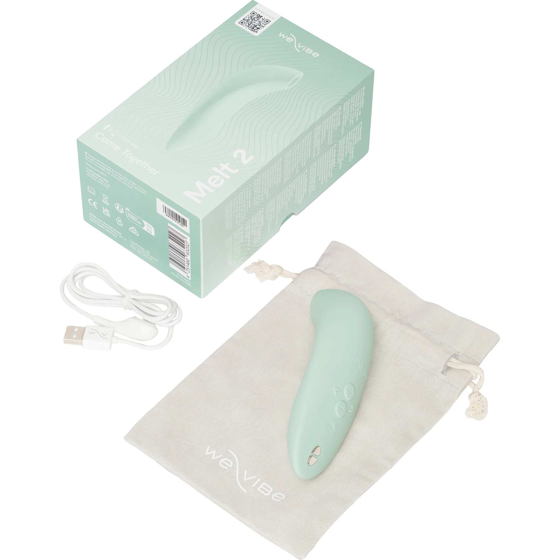 Melt 2 By We-Vibe Waterproof Rechargeable Pleasure Air™ Clitoral Stimulator - Image 57