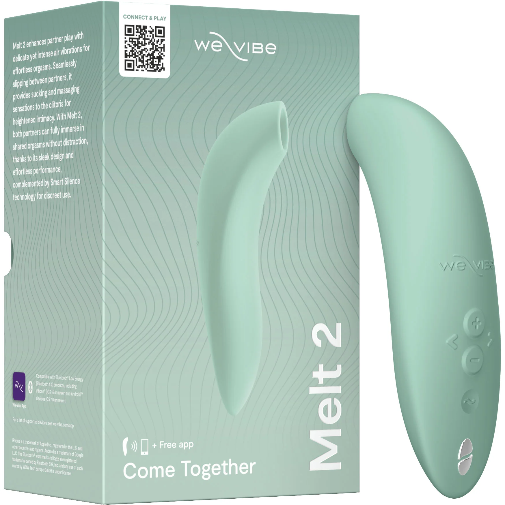 Melt 2 By We-Vibe Waterproof Rechargeable Pleasure Air™ Clitoral Stimulator - Image 61