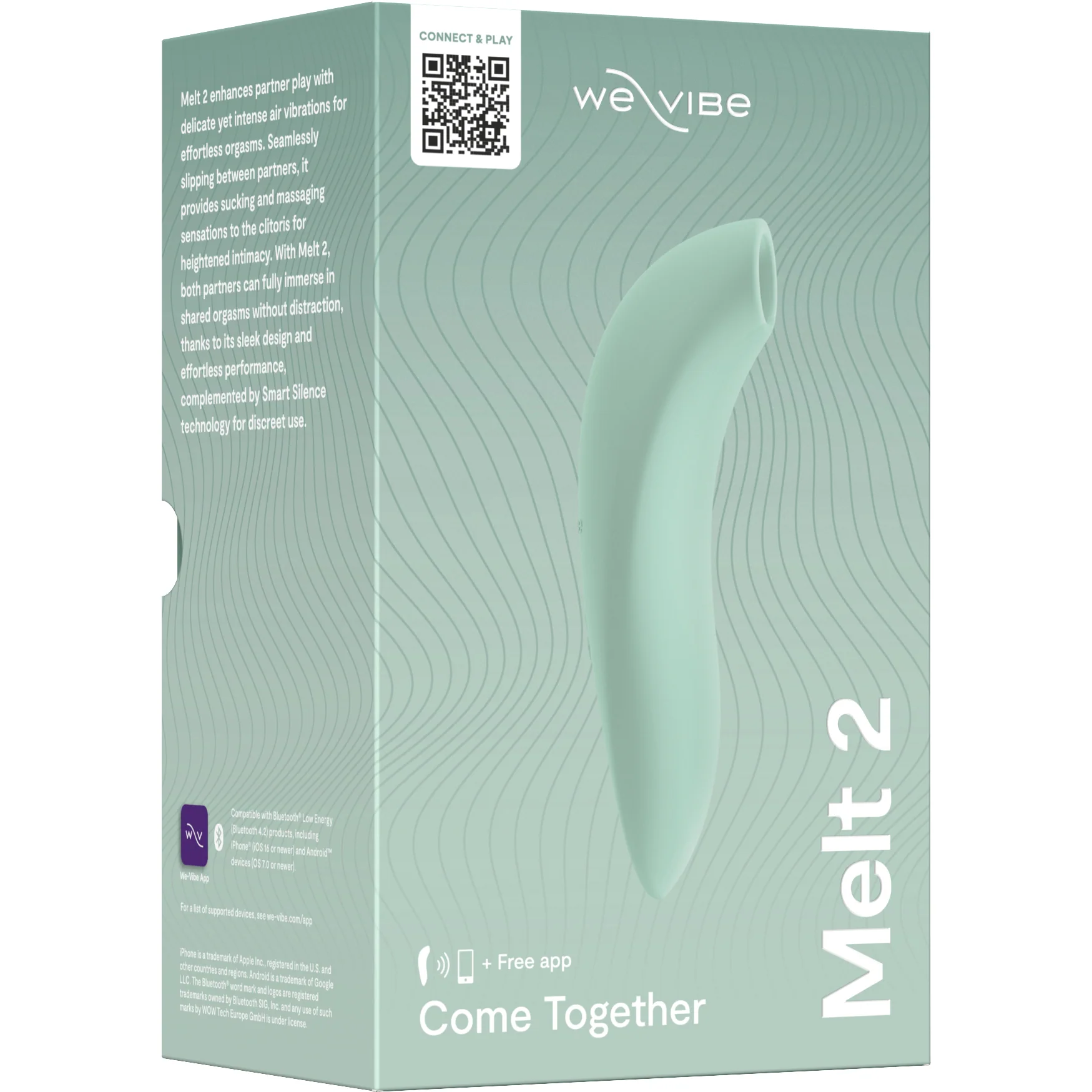 Melt 2 By We-Vibe Waterproof Rechargeable Pleasure Air™ Clitoral Stimulator - Image 62