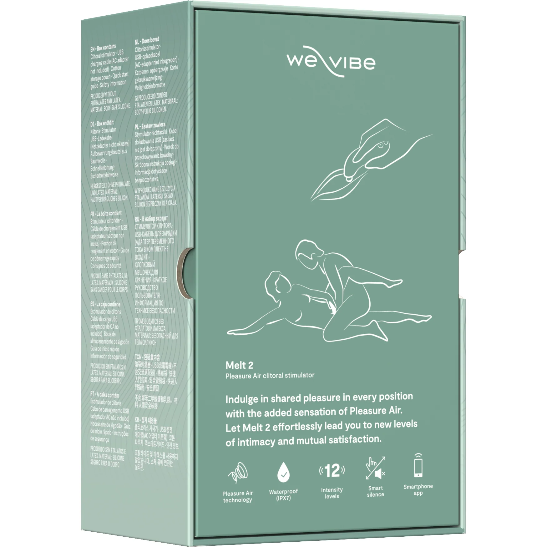 Melt 2 By We-Vibe Waterproof Rechargeable Pleasure Air™ Clitoral Stimulator - Image 63