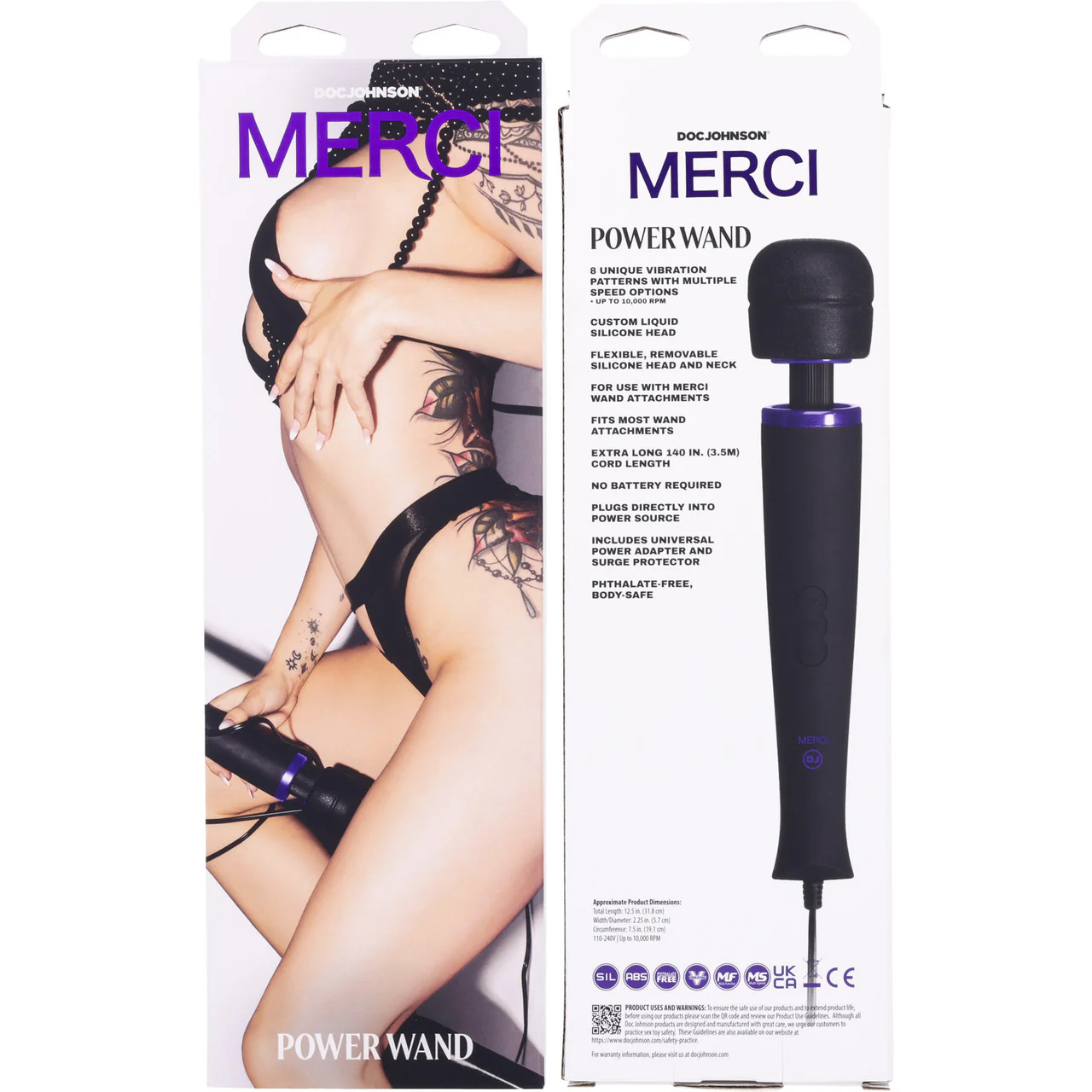 MERCI Power Wand Silicone Vibrator By Doc Johnson - Image 9