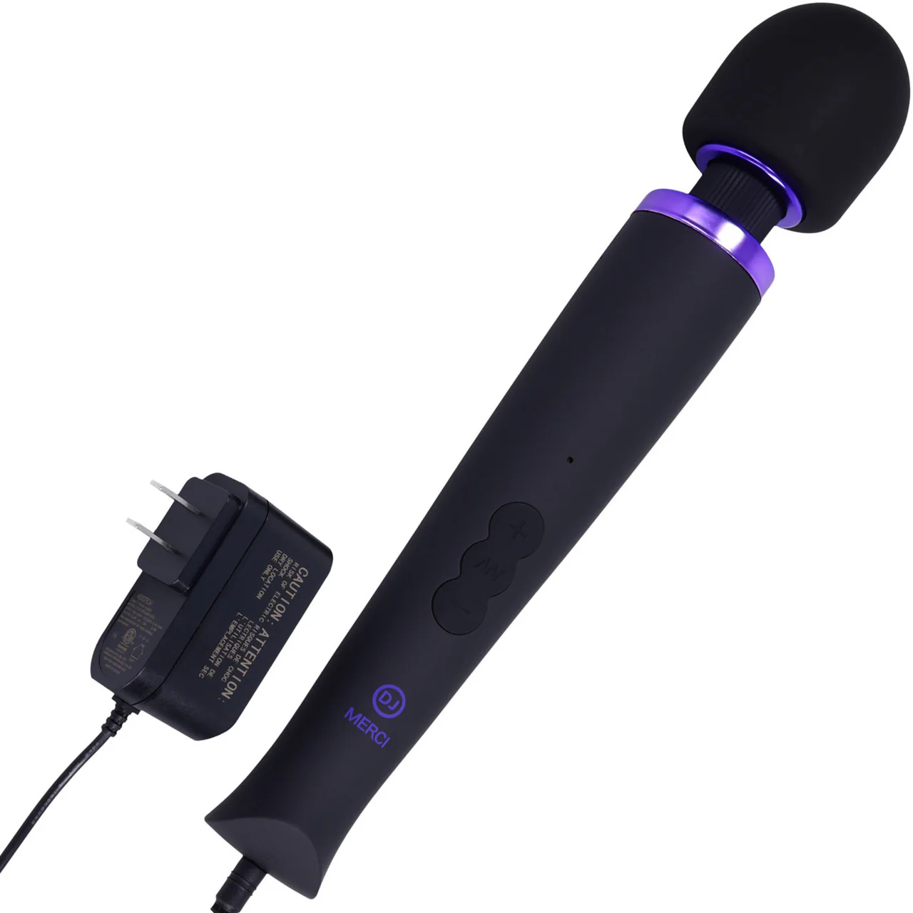 MERCI Rechargeable Power Wand Silicone Vibrator By Doc Johnson - Image 3