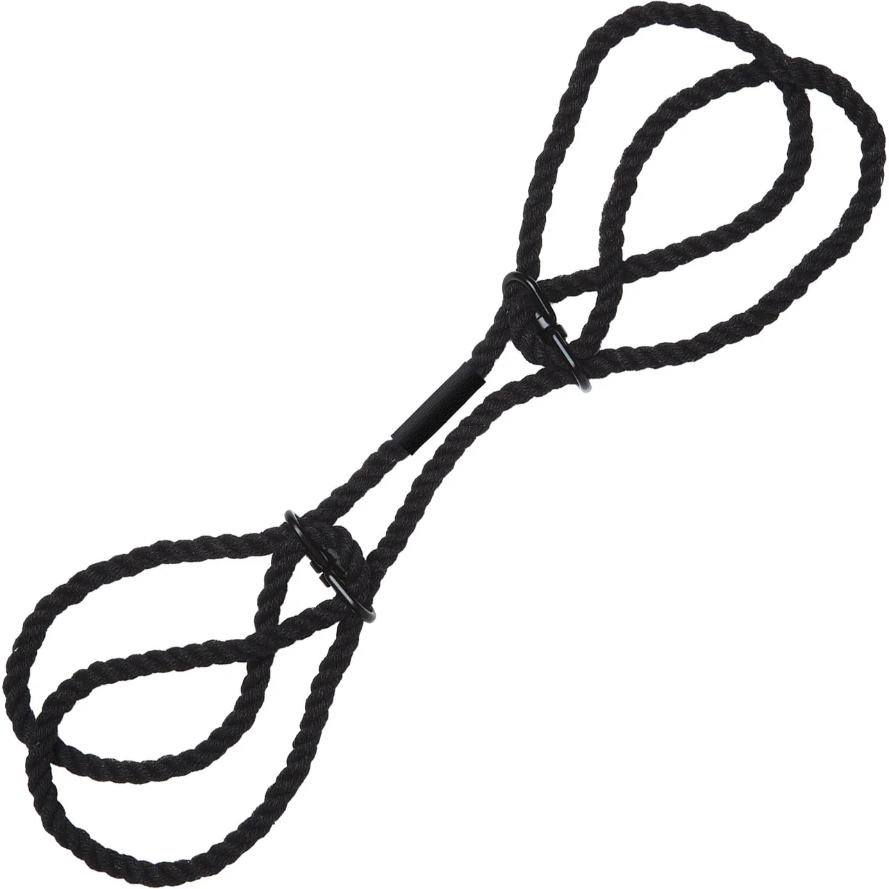 MERCI Restrain Hemp Wrist or Ankle Cuffs By Doc Johnson - Black - Image 4