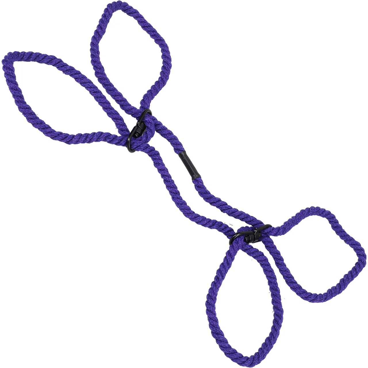 MERCI Restrain Hemp Wrist or Ankle Cuffs By Doc Johnson - Violet - Image 3