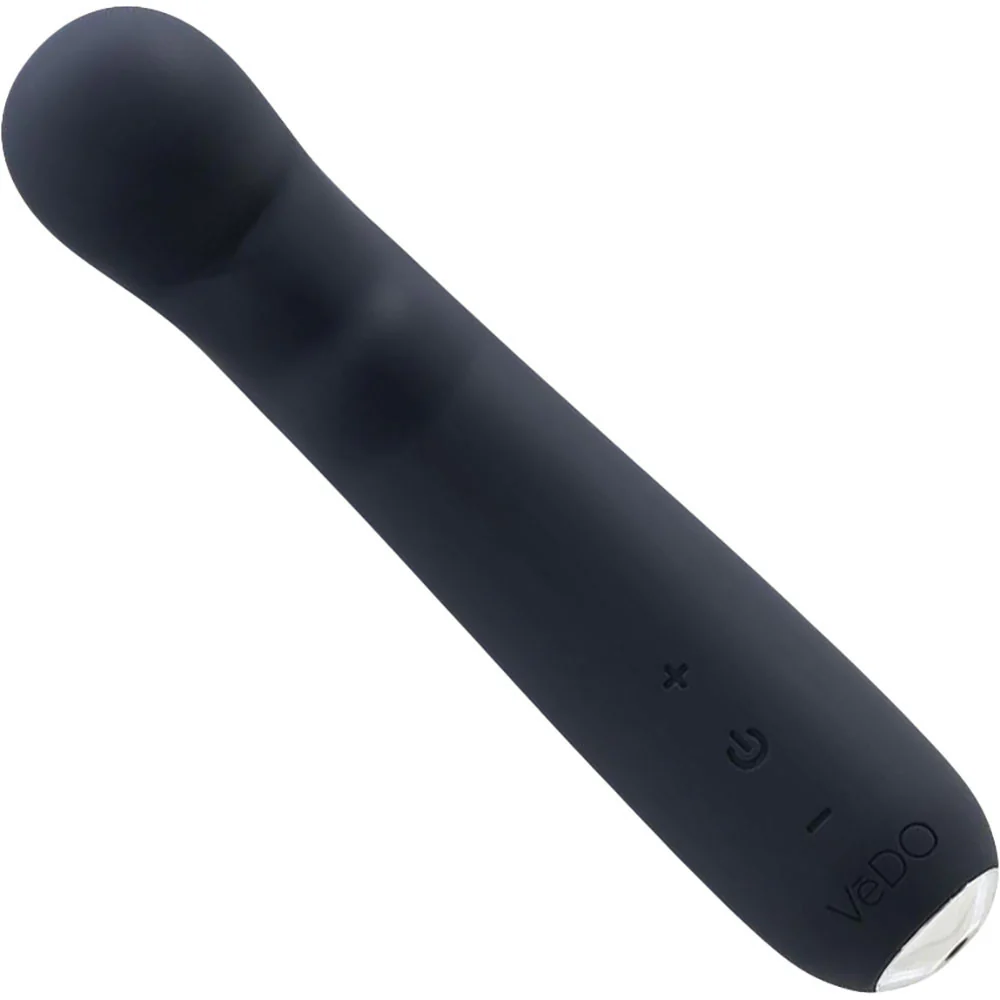 Midori Rechargeable Waterproof Silicone G-Spot Vibrator by VeDO - Just Black - Image 2