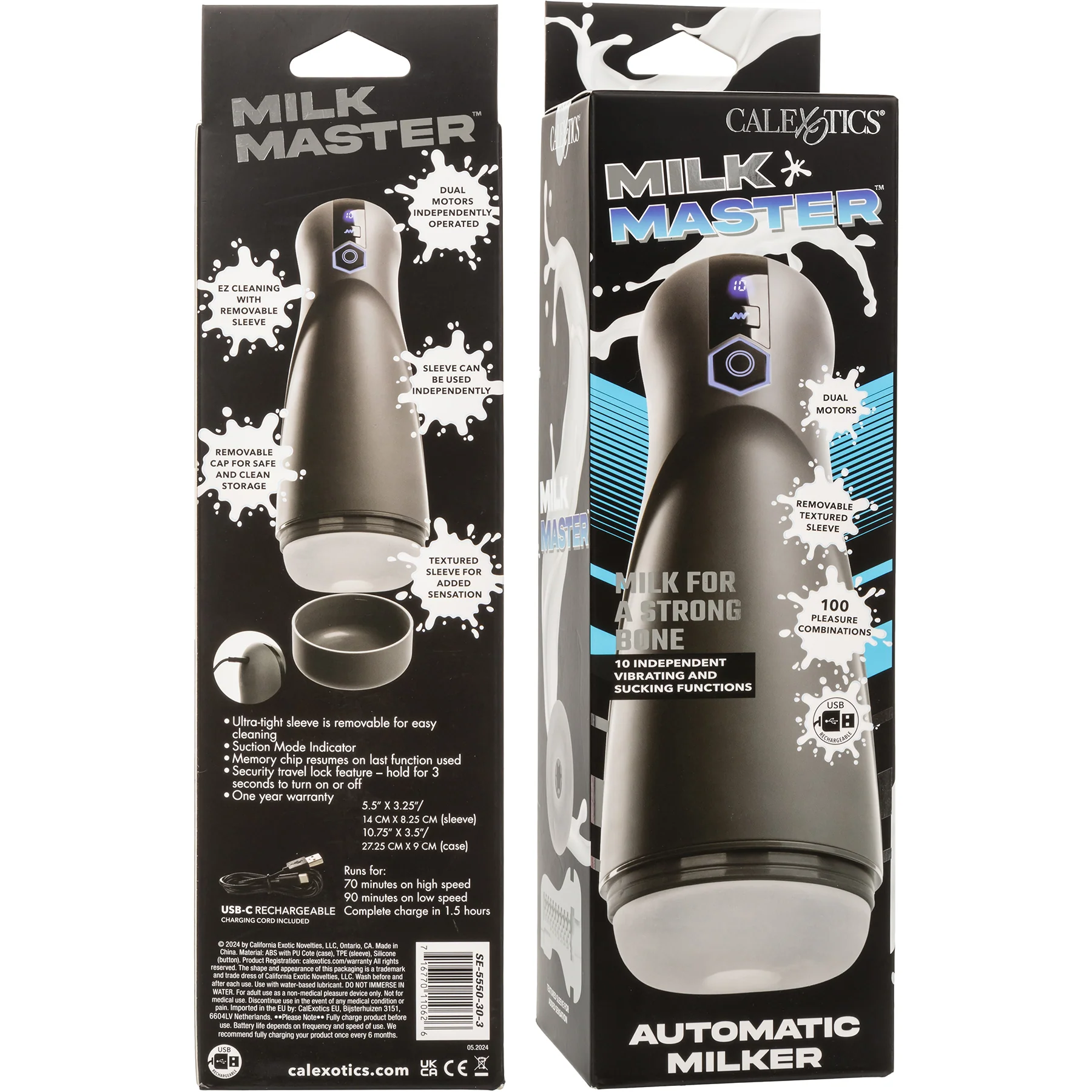 Milk Master™ Automatic Milker Vibrating Sucking Penis Masturbator By CalExotics - Image 10