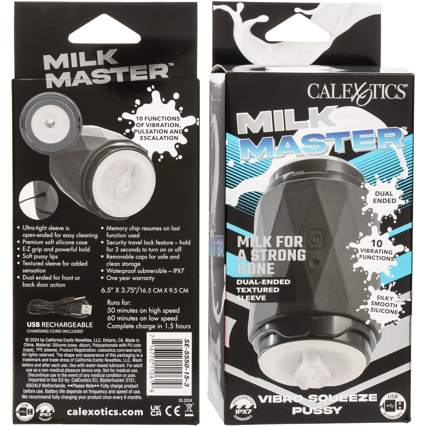 Milk Master™ Vibro Squeeze Pussy Penis Masturbator By CalExotics - Image 10