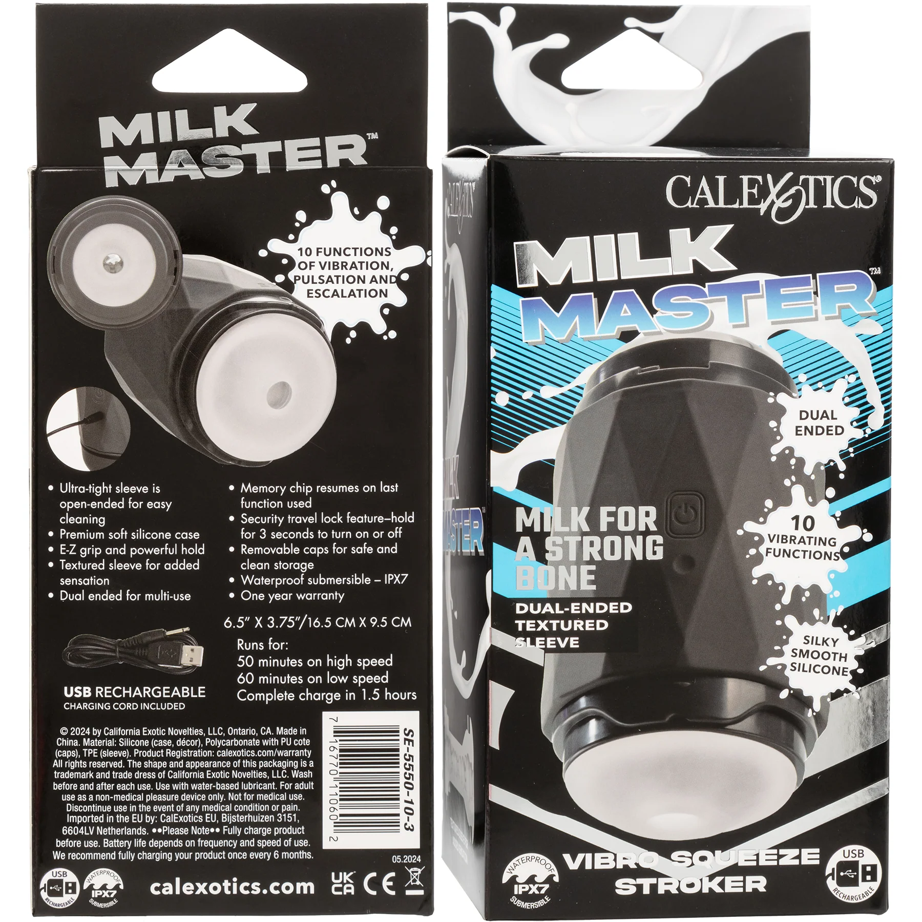Milk Master™ Vibro Squeeze Stroker Penis Masturbator By CalExotics - Image 10