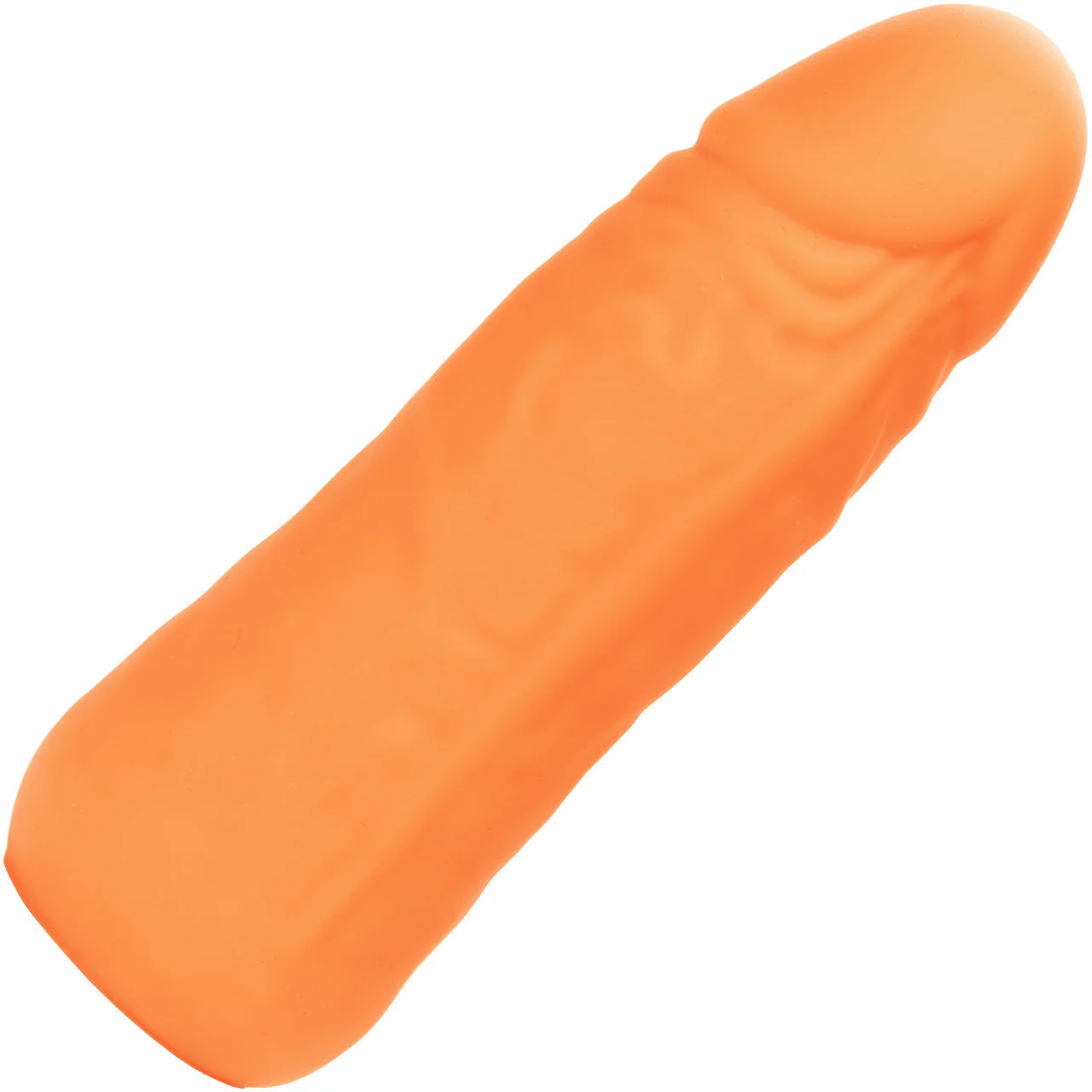 Mini Vibrating Studs Rechargeable Waterproof Silicone Dildo By CalExotics - Orange - Image 3