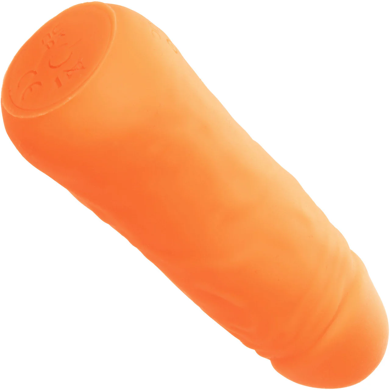 Mini Vibrating Studs Rechargeable Waterproof Silicone Dildo By CalExotics - Orange - Image 4