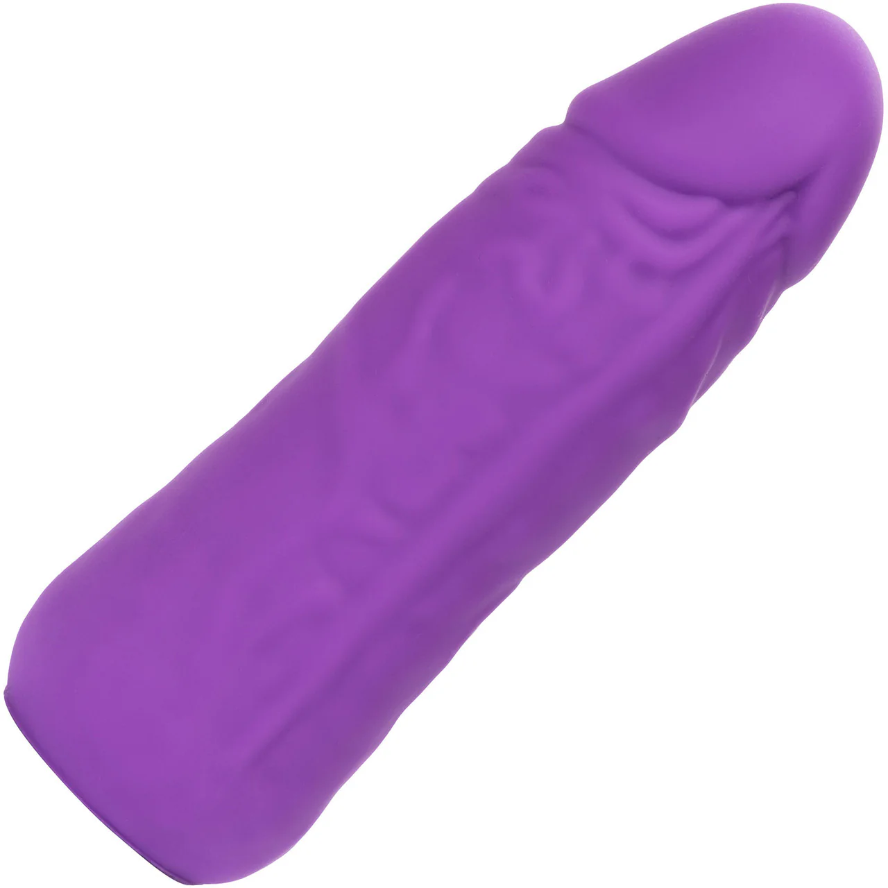 Mini Vibrating Studs Rechargeable Waterproof Silicone Dildo By CalExotics - Purple - Image 3