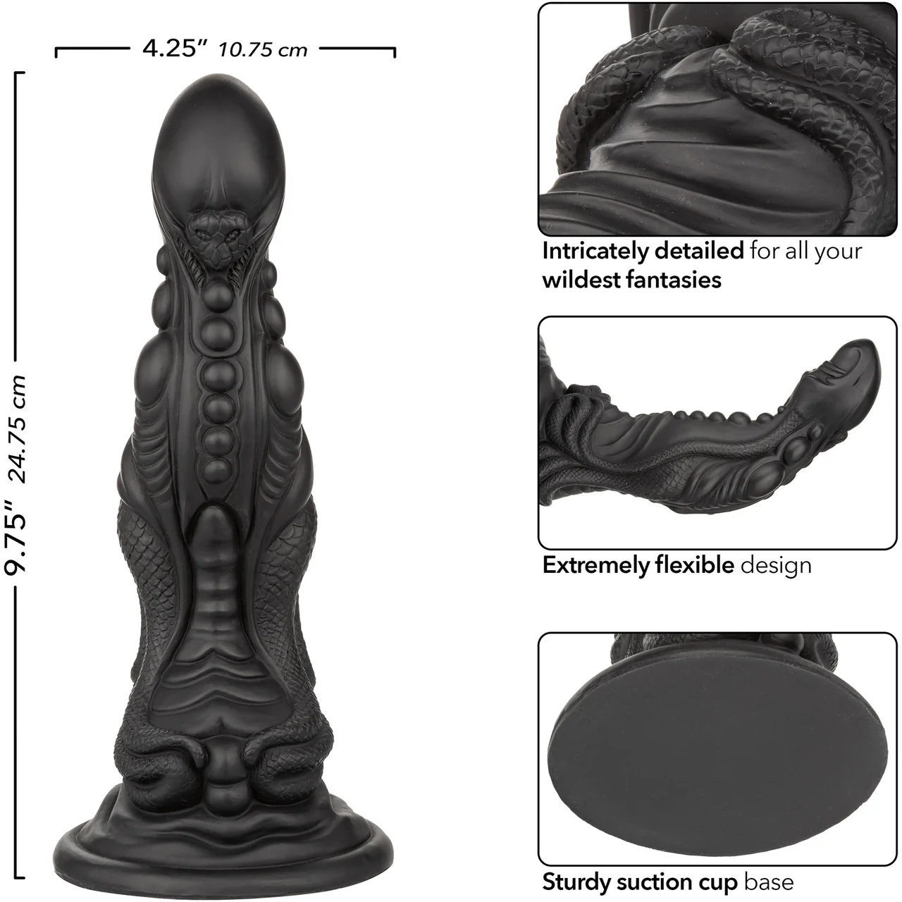 Monster Dong™ The Colossus 9.75" Silicone Suction Cup Fantasy Dildo By CalExotics - Image 7