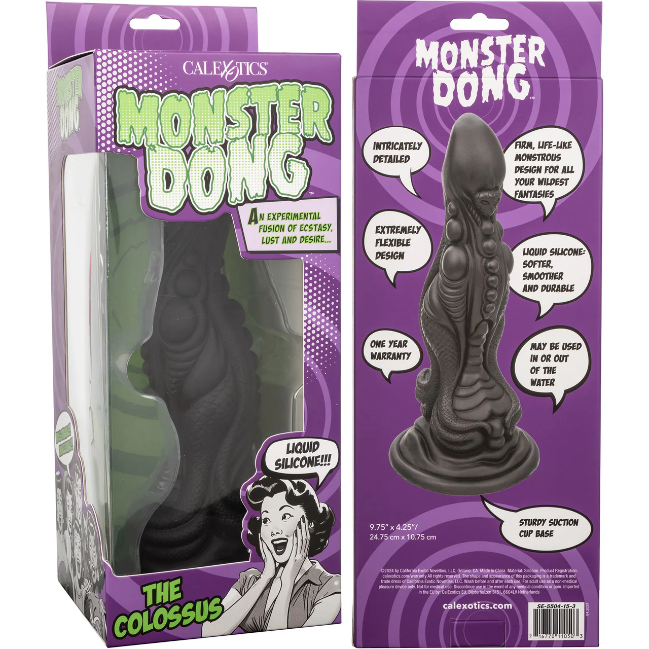 Monster Dong™ The Colossus 9.75" Silicone Suction Cup Fantasy Dildo By CalExotics - Image 9