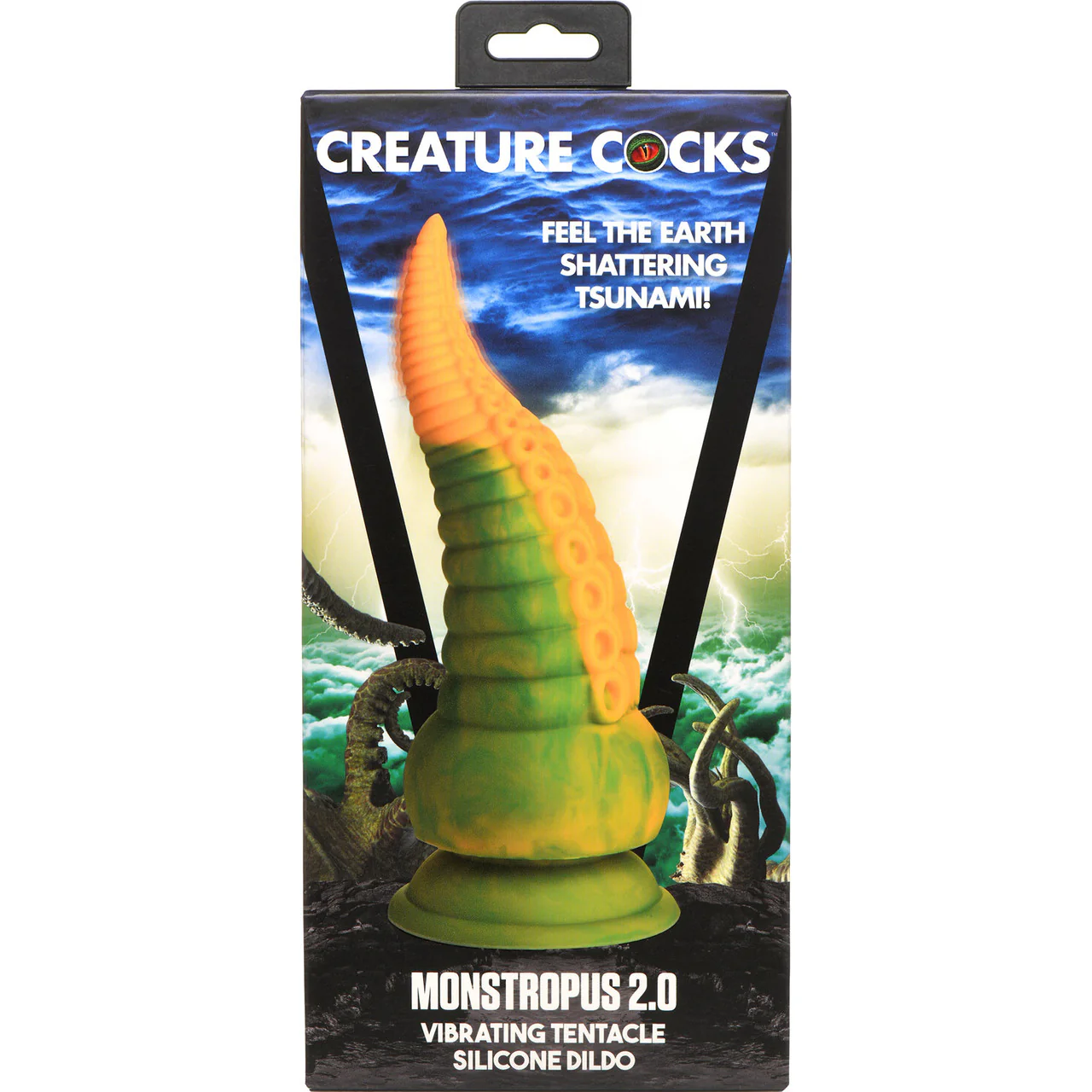 Monstropus 2.0 Tentacle 7.25" Rechargeable Vibrating Silicone Suction Cup Dildo By Creature Cocks - Image 17