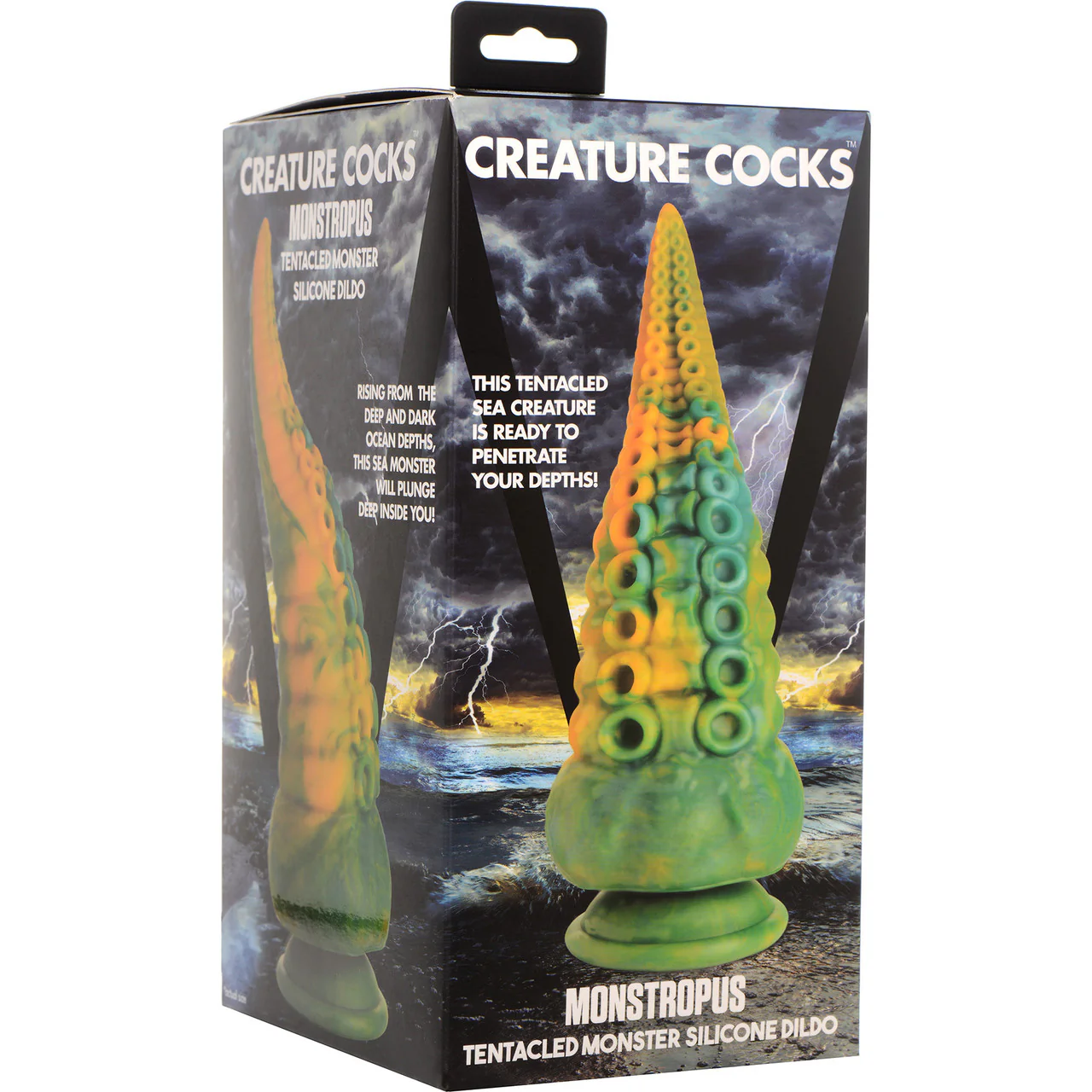 Monstropus Tentacled Monster 8.5" Silicone Suction Cup Dildo By Creature Cocks - Image 14
