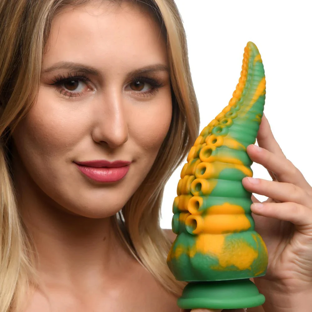 Monstropus Tentacled Monster 8.5" Silicone Suction Cup Dildo By Creature Cocks - Image 4