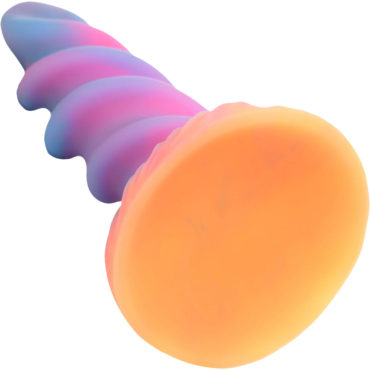 Moon Rider Glow In The Dark Unicorn 8" Silicone Suction Cup Dildo By Creature Cocks - Image 4