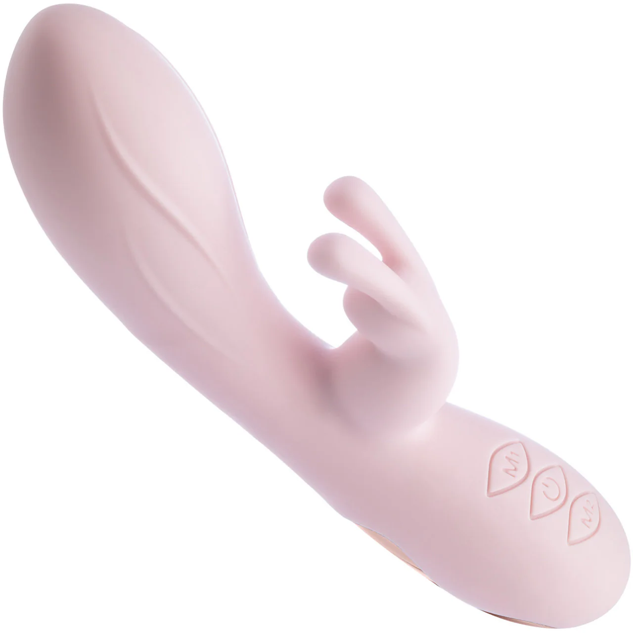 Morgan Rechargeable Silicone Rabbit Dual Stimulation Vibrator By Blush - Pink - Image 4