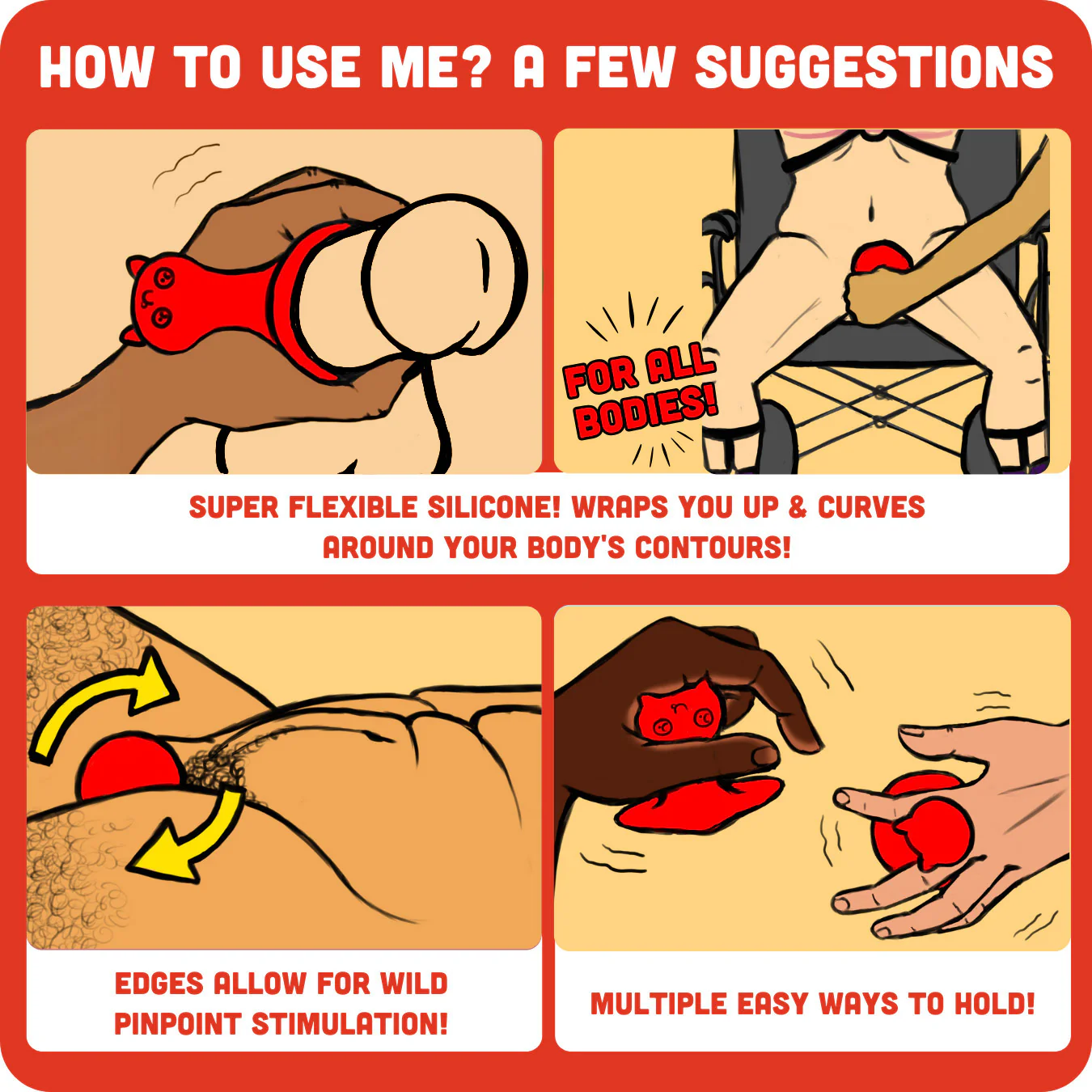 Morrie Silicone Rechargeable Waterproof Vibrator By Cute Little Fuckers - Image 7
