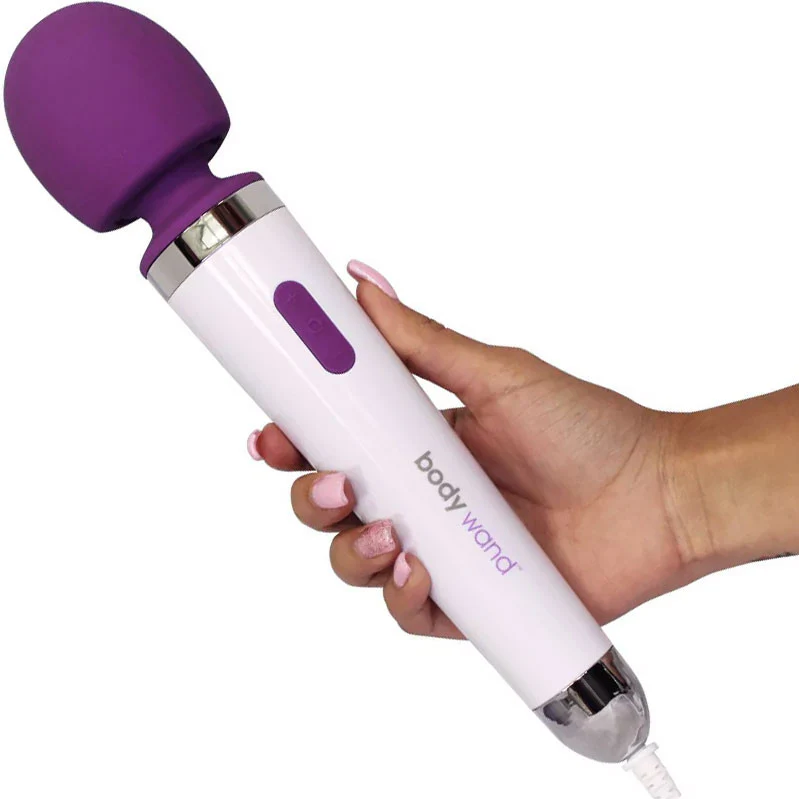 Multi-Function Plug In Silicone Massager By Bodywand - Purple - Image 2