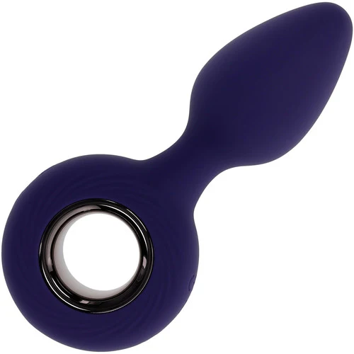 My Precious Rechargeable Waterproof Silicone Vibrating Anal Plug By Evolved Novelties - Purple - Image 11