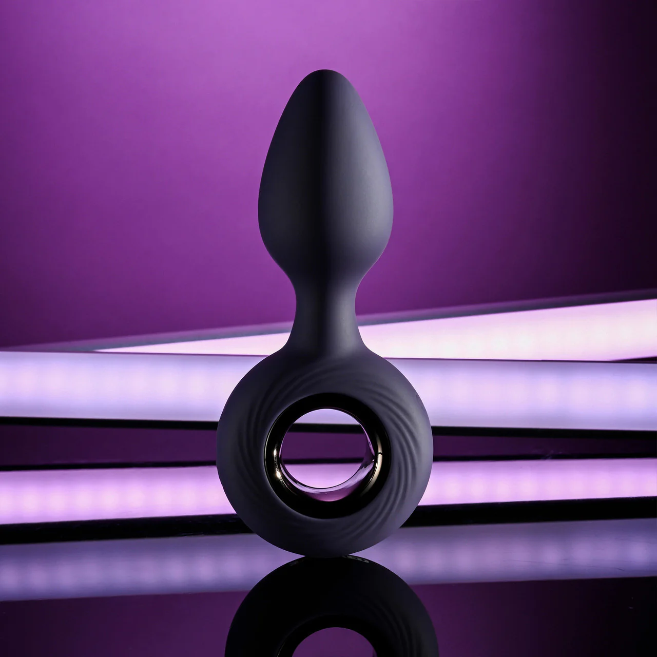 My Precious Rechargeable Waterproof Silicone Vibrating Anal Plug By Evolved Novelties - Purple - Image 2