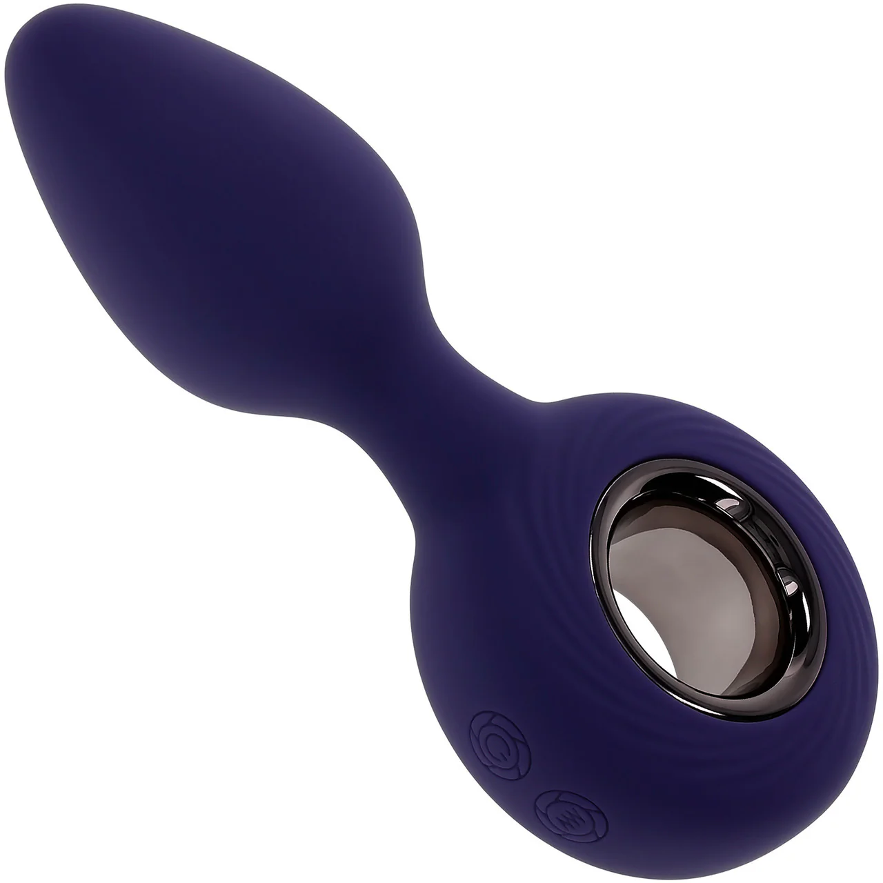 My Precious Rechargeable Waterproof Silicone Vibrating Anal Plug By Evolved Novelties - Purple - Image 3