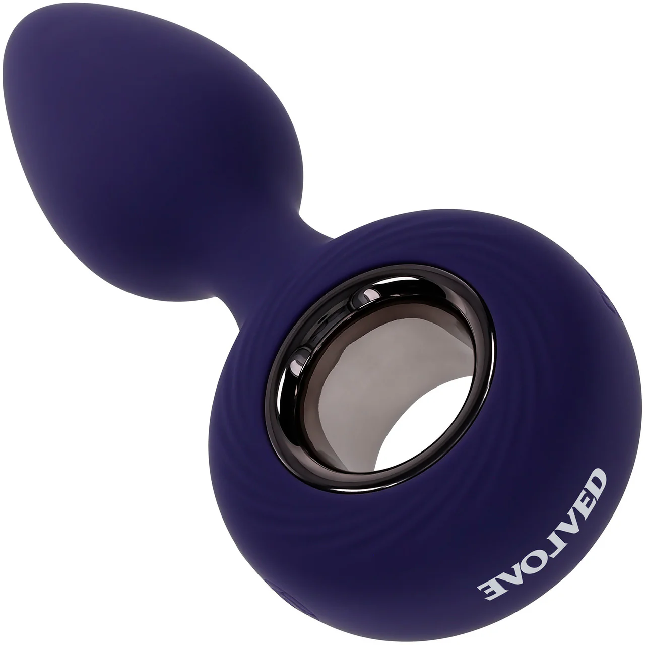 My Precious Rechargeable Waterproof Silicone Vibrating Anal Plug By Evolved Novelties - Purple - Image 7