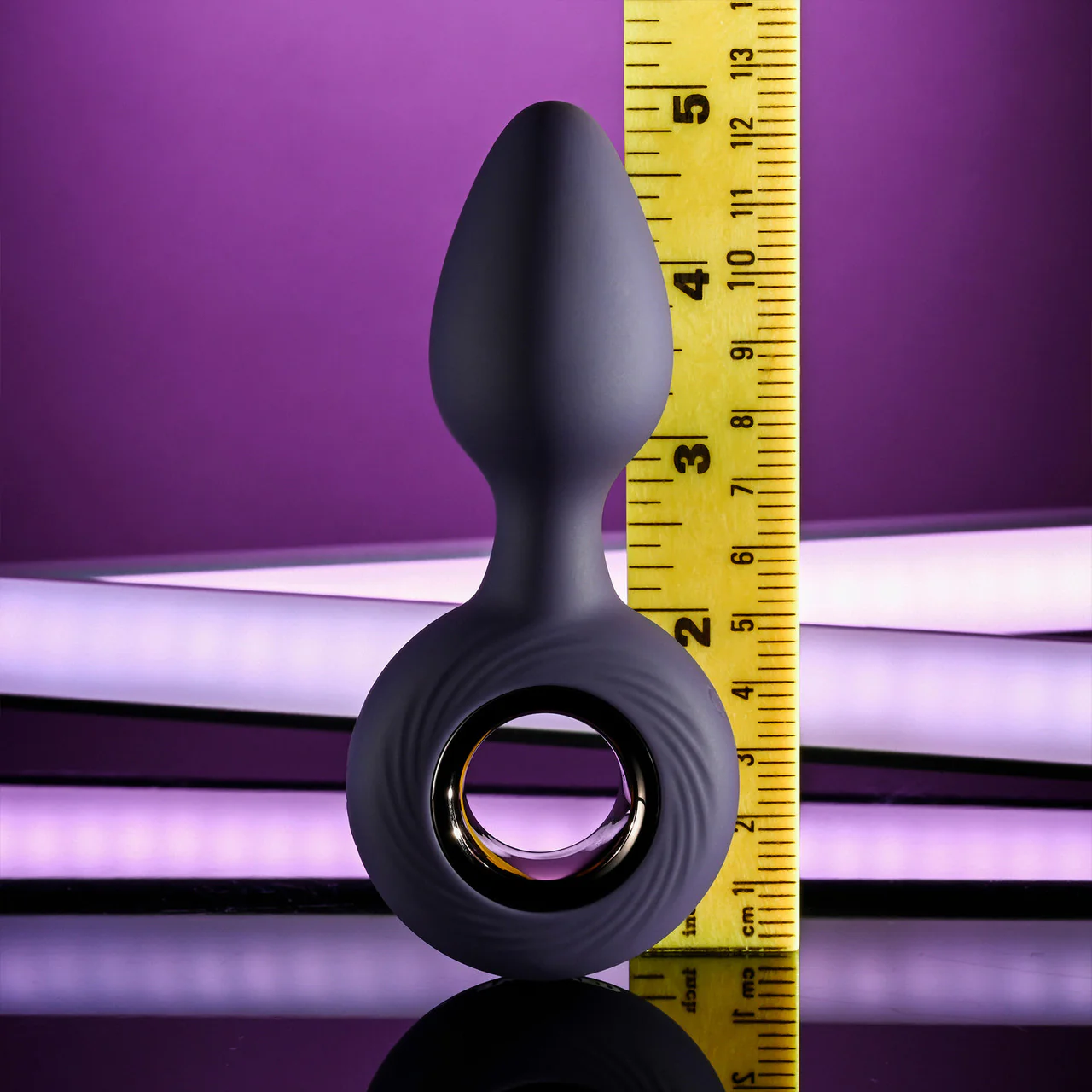 My Precious Rechargeable Waterproof Silicone Vibrating Anal Plug By Evolved Novelties - Purple - Image 9