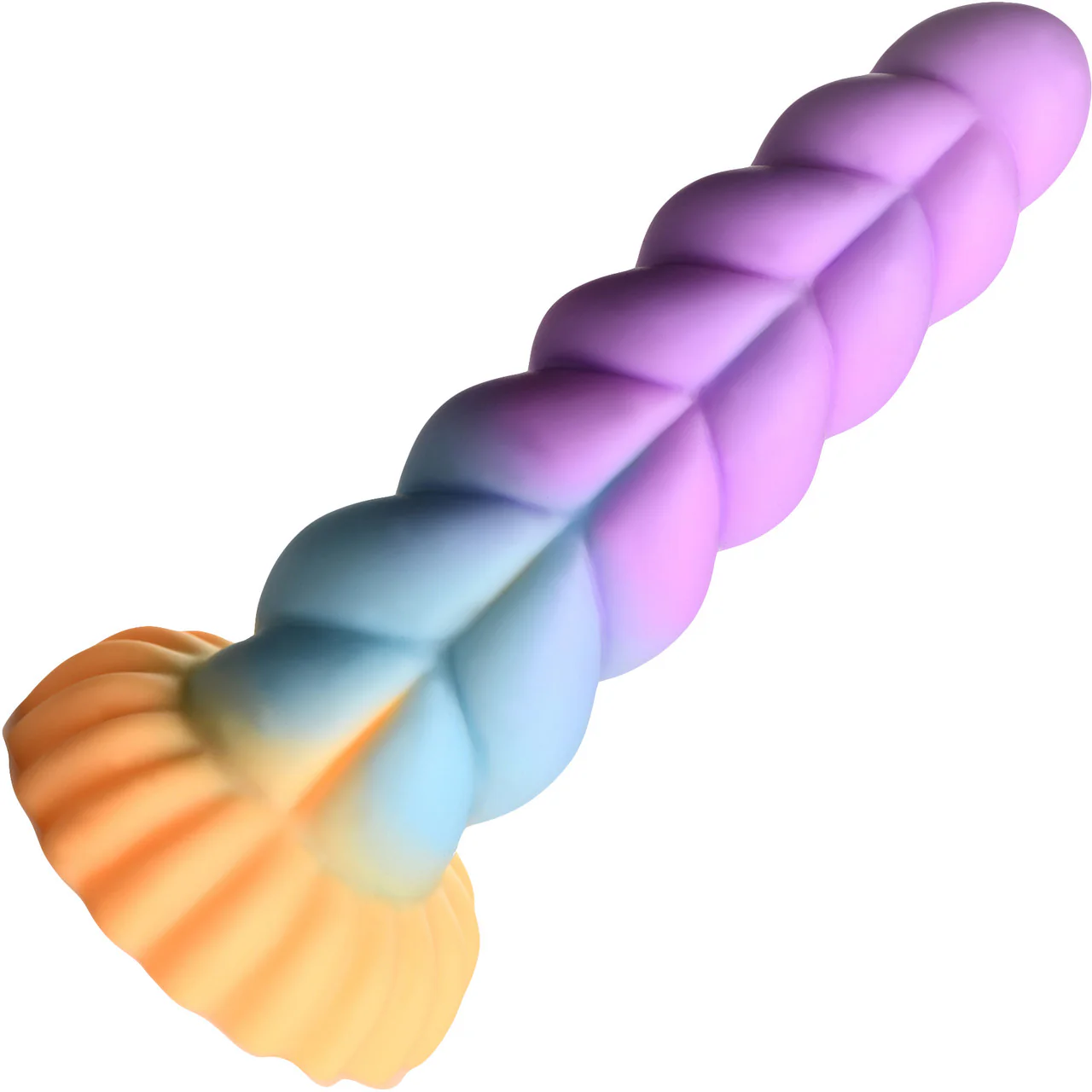 Mystique Unicorn Curvy Bumpy 8.3" Silicone Suction Cup Dildo By Creature Cocks - Image 9