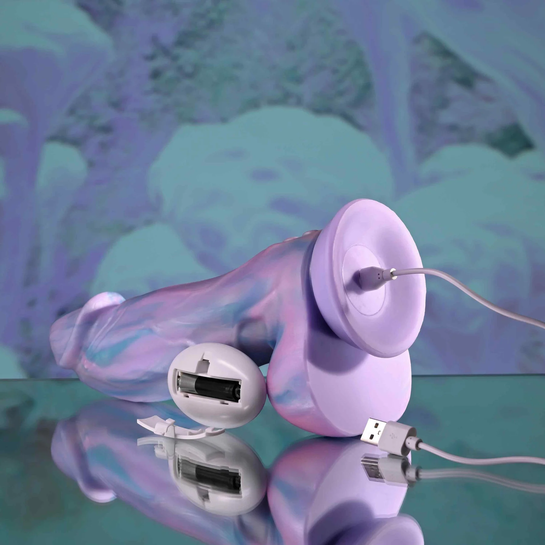 Mythical Rechargeable Silicone Vibrating Dildo With Remote By Evolved Novelties - Image 16