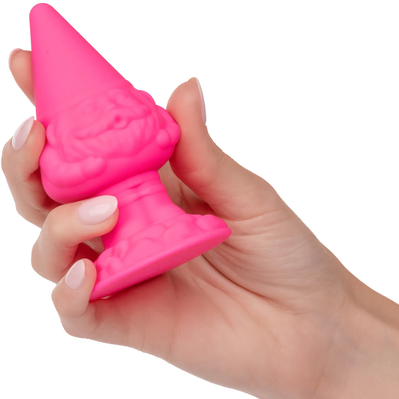 Naughty Bits Anal Gnome Silicone Butt Plug By CalExotics - Pink - Image 6