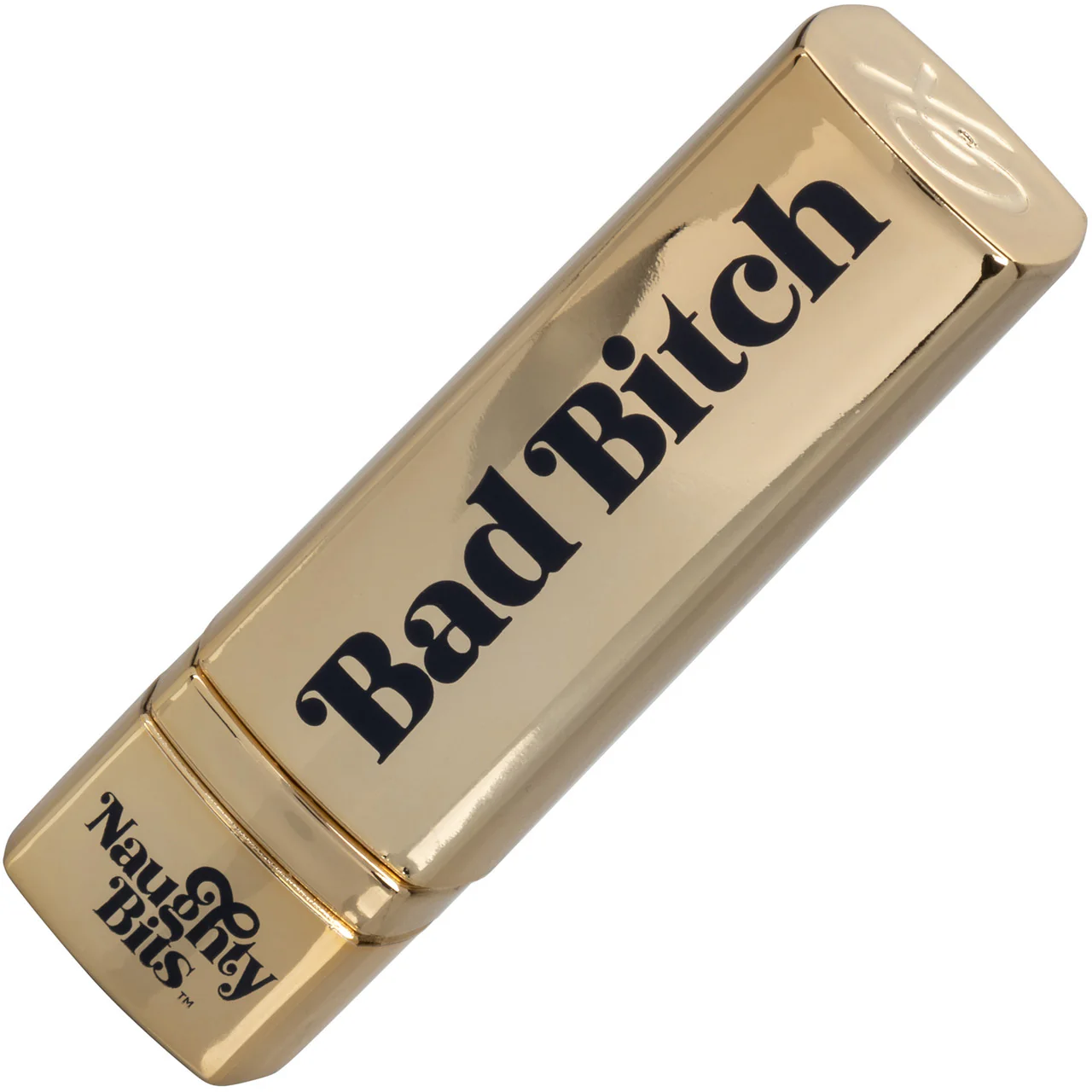 Naughty Bits Bad Bitch Waterproof Rechargeable Lipstick Vibrator By CalExotics - Image 3